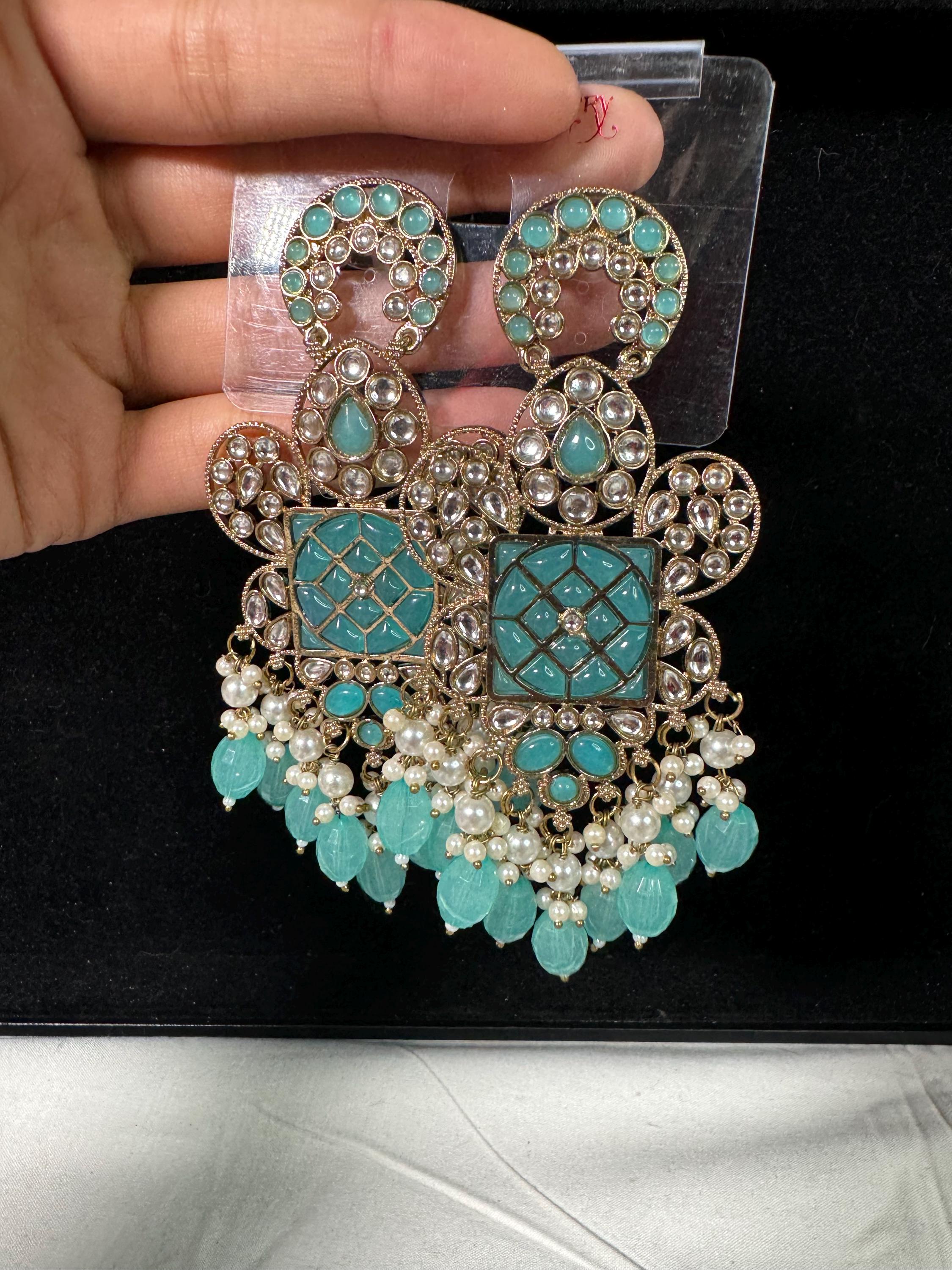 Bollywood Style Jhumka Earrings, Indian Gold Plated Hoop Earrings, Statement Ethnic Jewelry, Festive Earrings, Women's Accessories