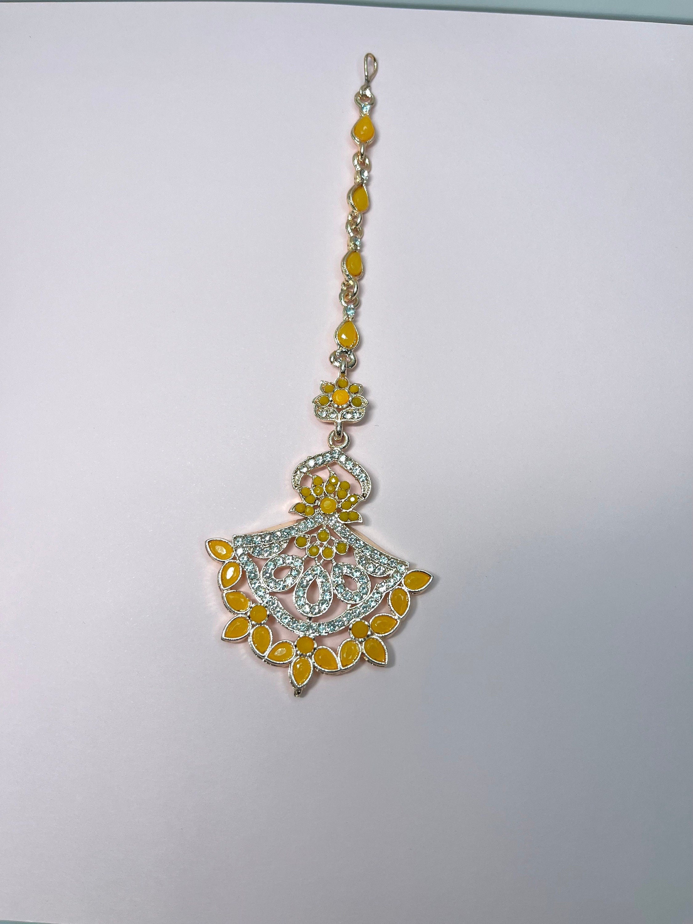 Dainty Maangtikka, Kundan Maangtikka, Indian Jewelry, Wedding Jewelry, Kids Maangtikka,Lightweight Maangtikka, Pearl Maangtikka, Simple Maan