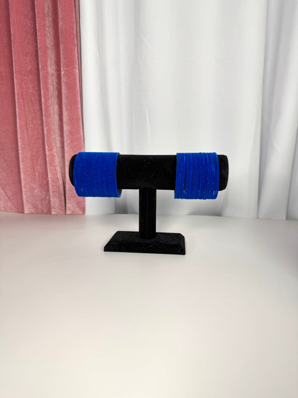 Royal Blue Velvet Bangles