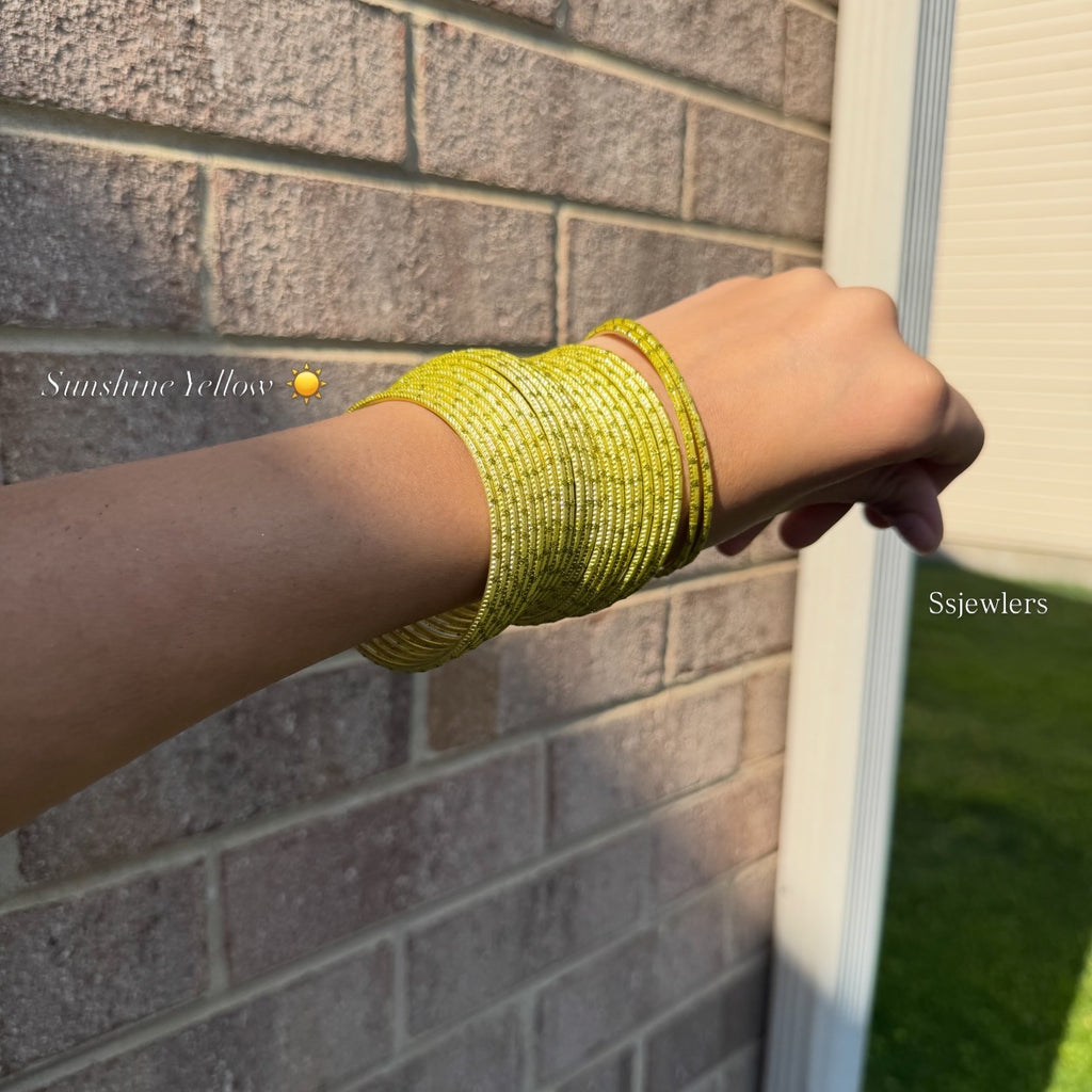 Sunshine yellow bangles