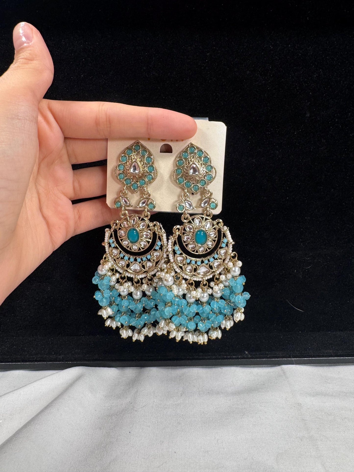 Bollywood Style Jhumka Earrings, Indian Gold Plated Hoop Earrings, Statement Ethnic Jewelry, Festive Earrings, Women's Accessories