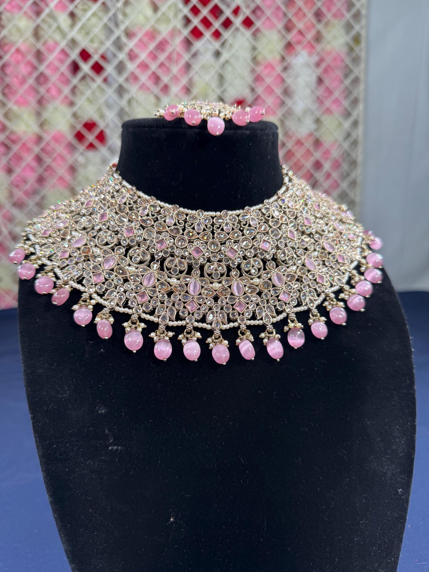 Indian jewlery set/Necklace Set/  Choker/ Bollywood Jewelry/ Indian jewelry/ Pakistani necklace/ punjabi necklace/bridal/