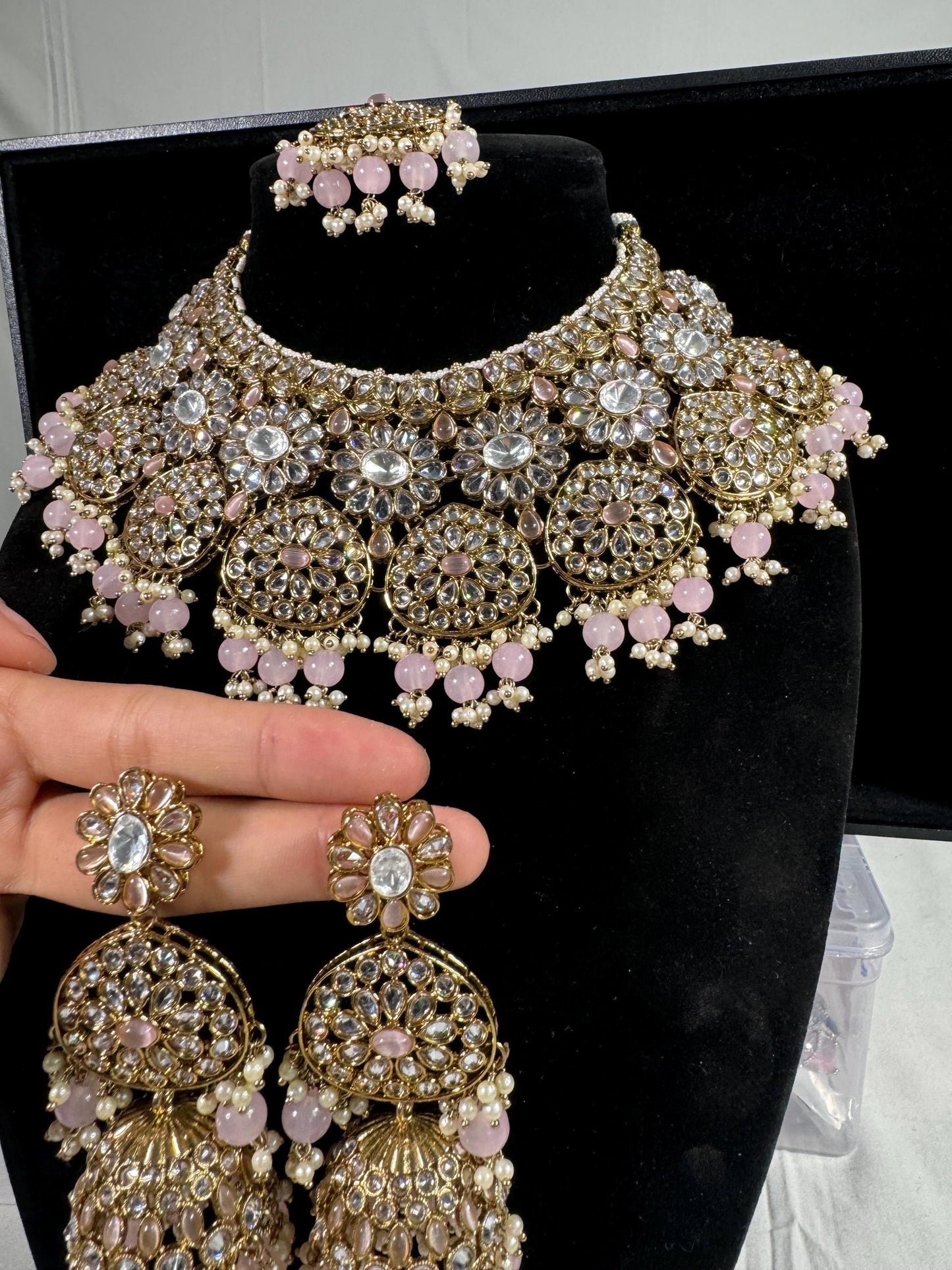 Indian jewlery set/Necklace Set/  Choker/ Bollywood Jewelry/ Indian jewelry/ Pakistani necklace/ punjabi necklace/bridal/