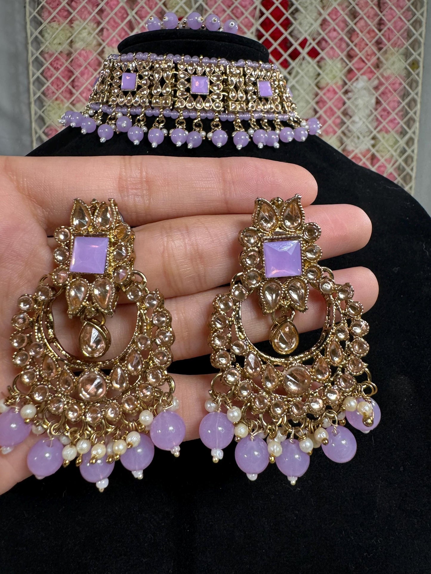 Indian jewlery set/Necklace Set/  Choker/ Bollywood Jewelry/ Indian jewelry/ Pakistani necklace/ punjabi necklace/bridal/