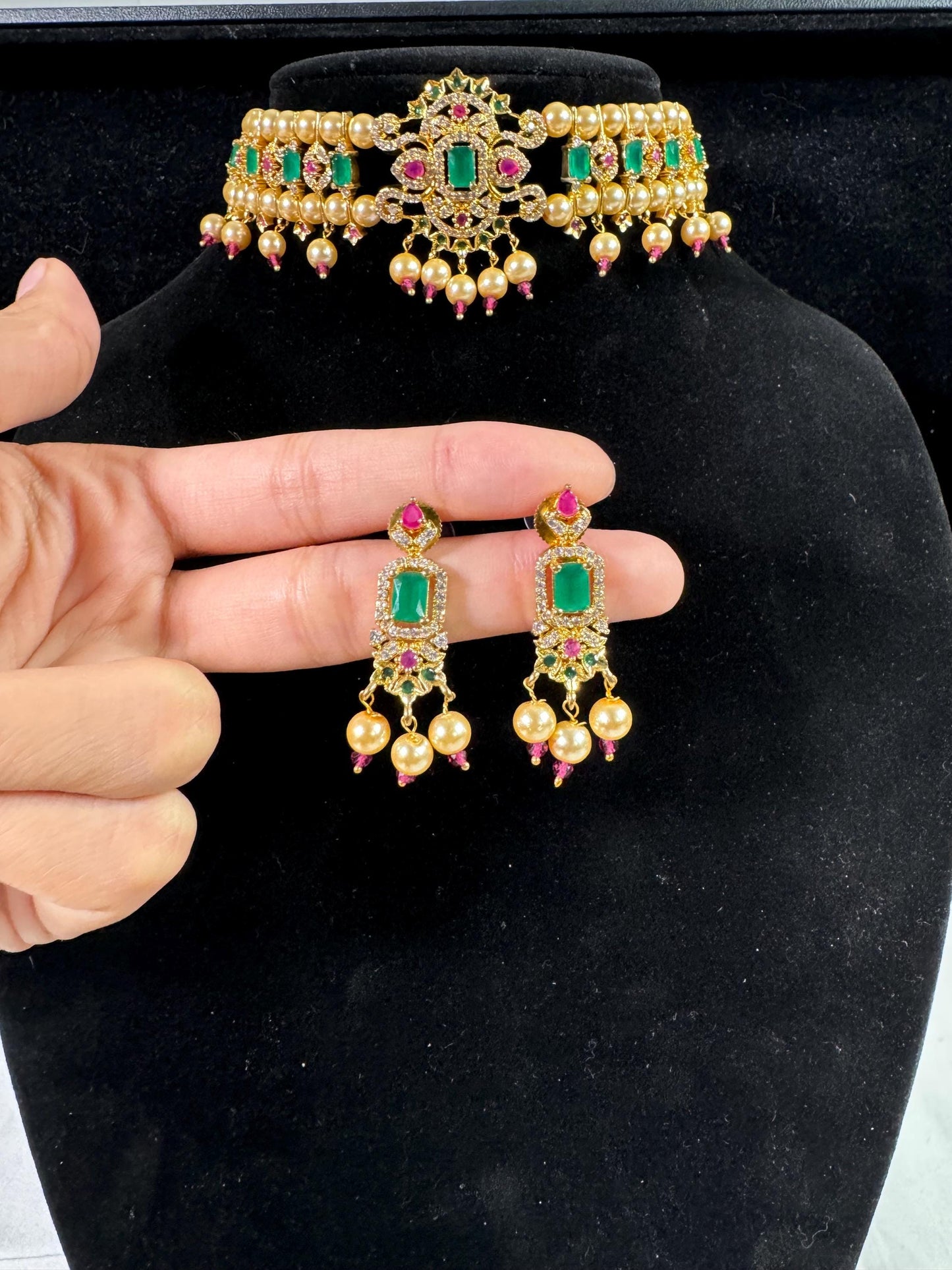 Indian jewlery set/Necklace Set/  Choker/ Bollywood Jewelry/ Indian jewelry/ Pakistani necklace/ punjabi necklace/bridal/