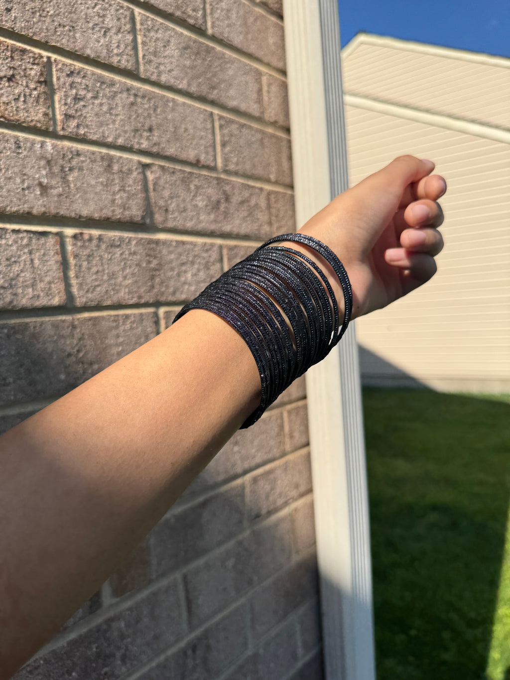 Midnight Black Bangles