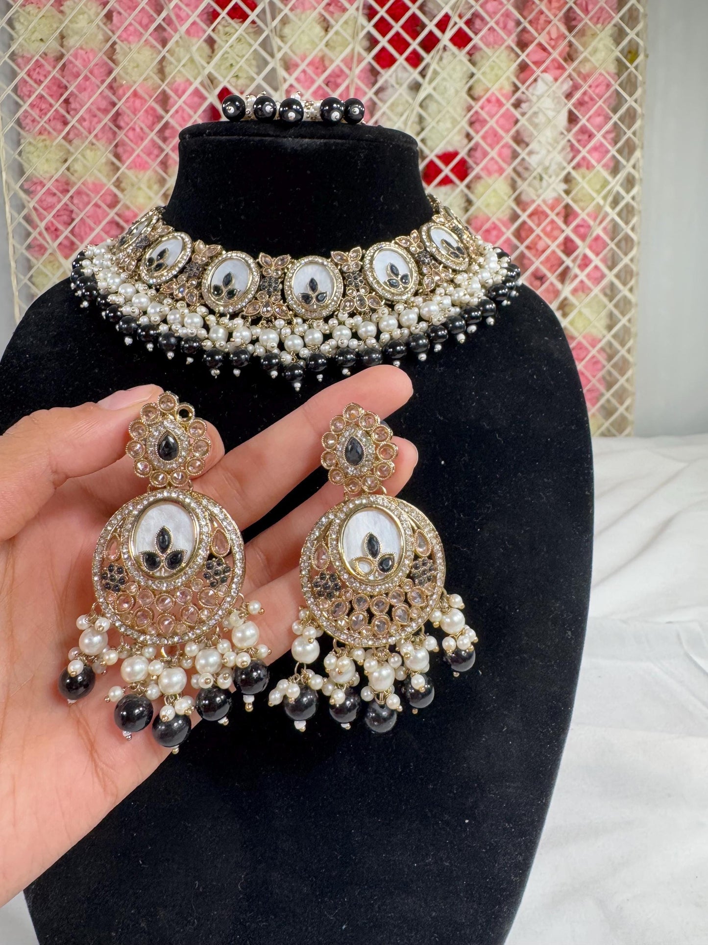 Indian jewlery set/Necklace Set/  Choker/ Bollywood Jewelry/ Indian jewelry/ Pakistani necklace/ punjabi necklace/bridal/