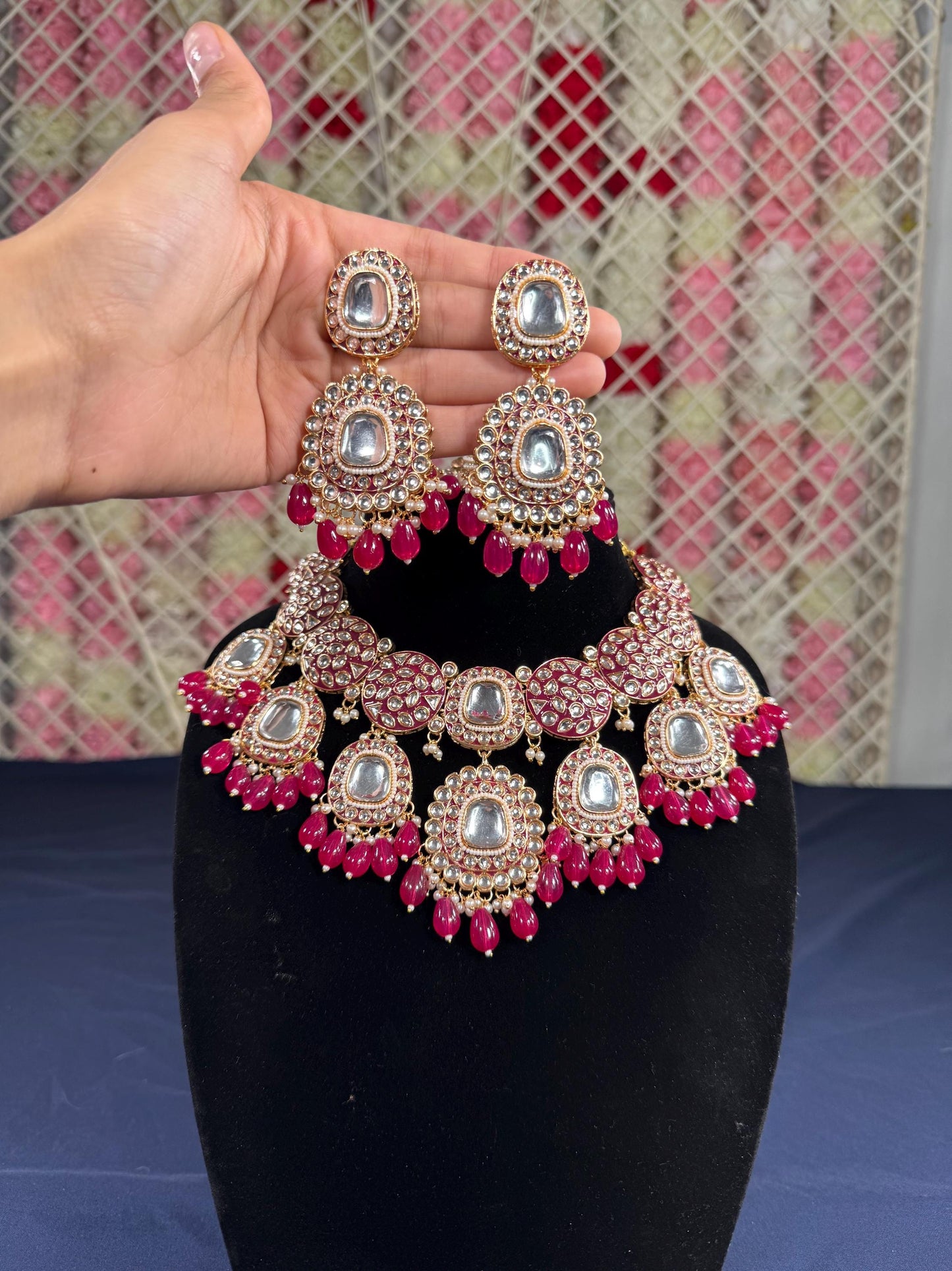 Indian jewlery set/Necklace Set/  Choker/ Bollywood Jewelry/ Indian jewelry/ Pakistani necklace/ punjabi necklace/bridal/