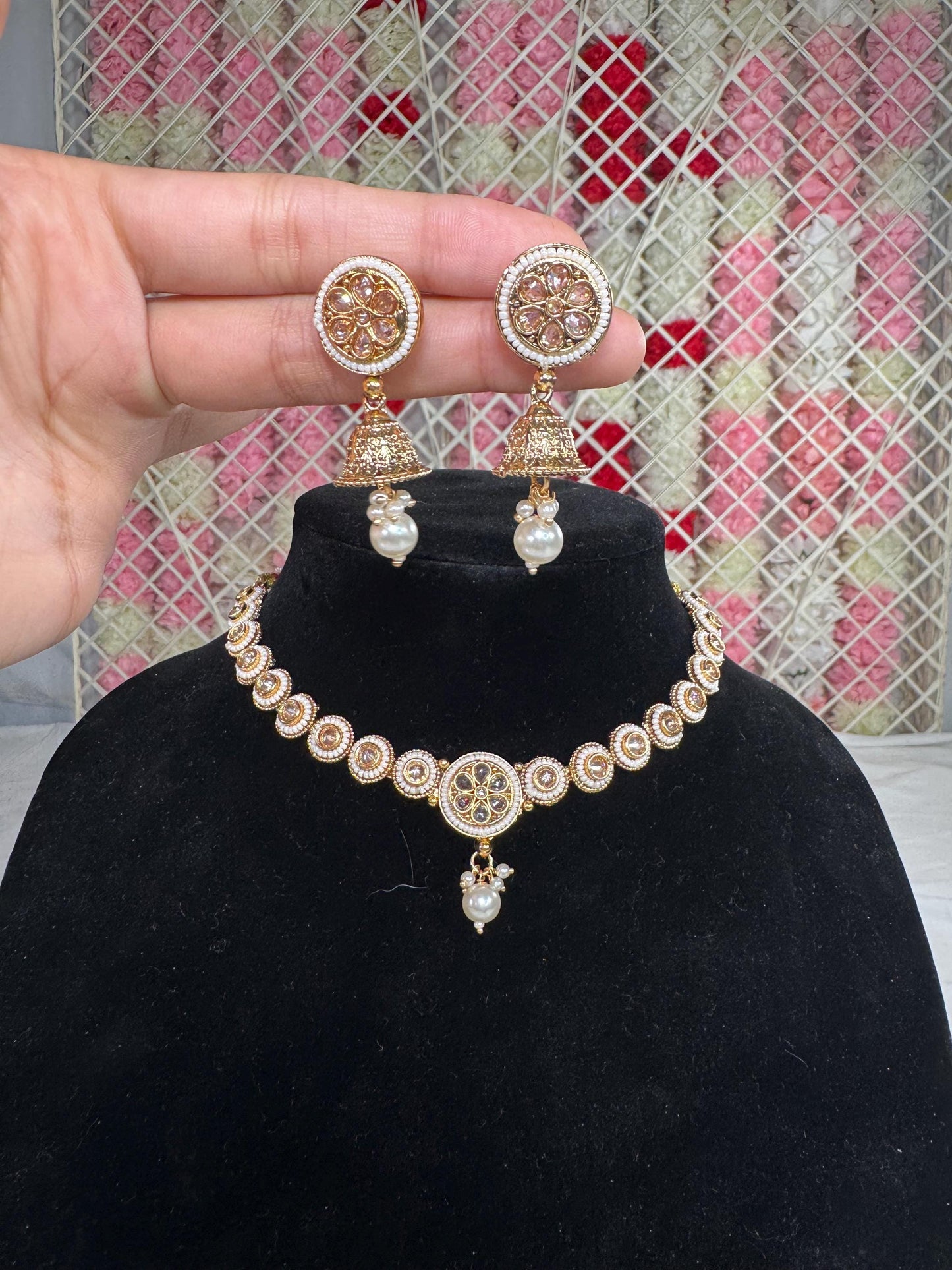 Indian jewlery set/Necklace Set/  Choker/ Bollywood Jewelry/ Indian jewelry/ Pakistani necklace/ punjabi necklace/bridal/