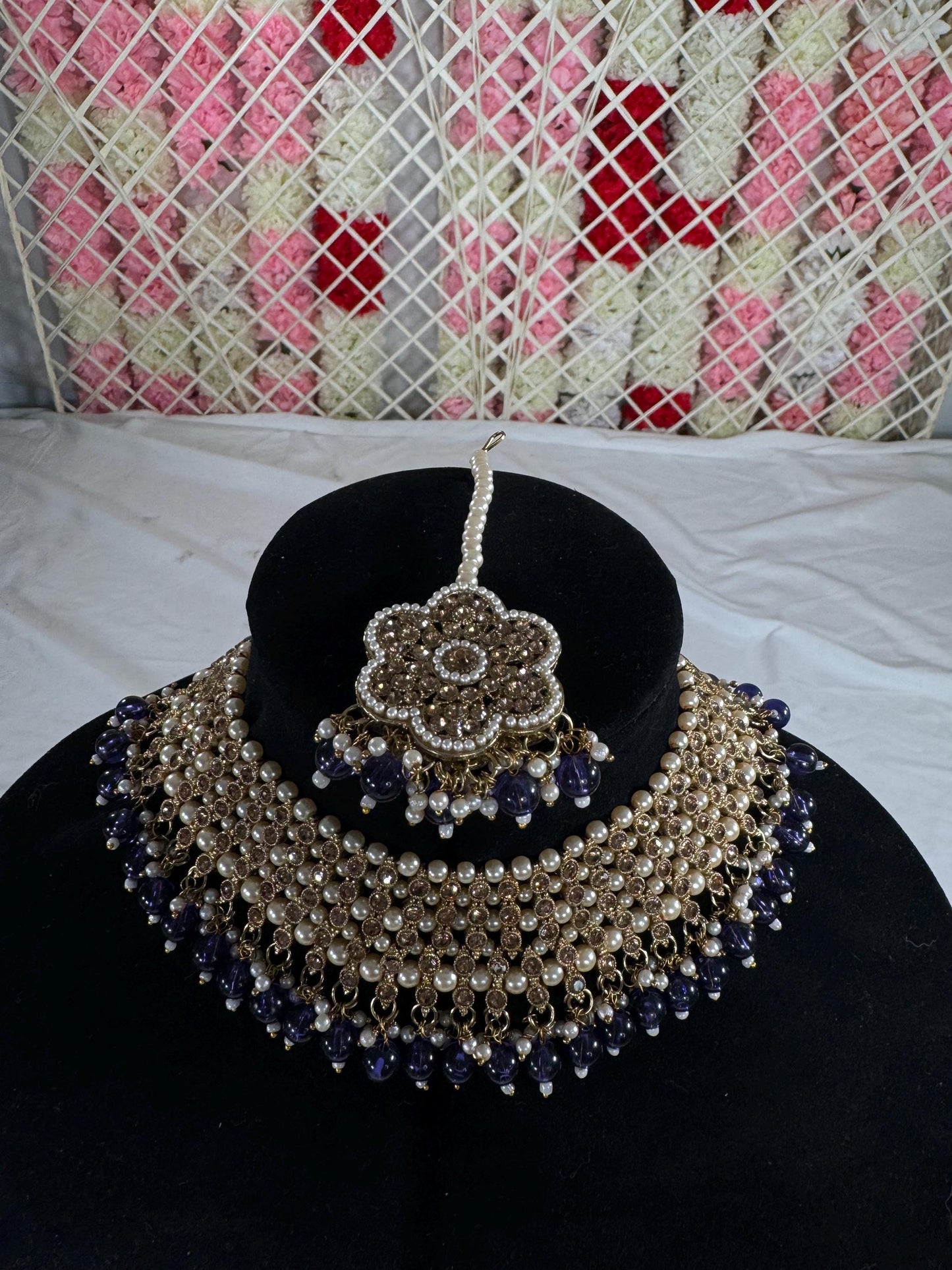 Indian jewlery set/Necklace Set/  Choker/ Bollywood Jewelry/ Indian jewelry/ Pakistani necklace/ punjabi necklace/bridal/