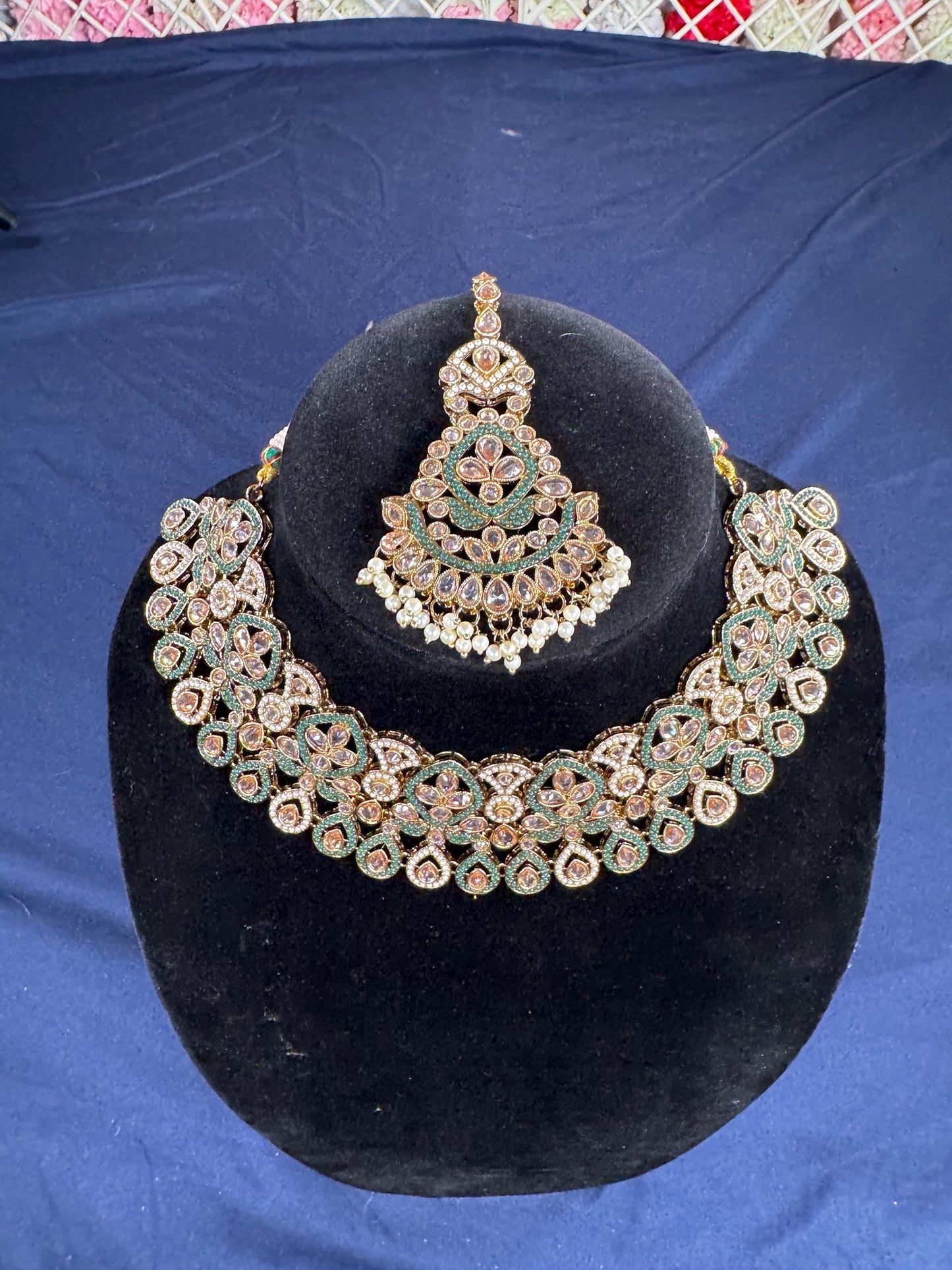 Indian jewlery set/Necklace Set/  Choker/ Bollywood Jewelry/ Indian jewelry/ Pakistani necklace/ punjabi necklace/bridal/