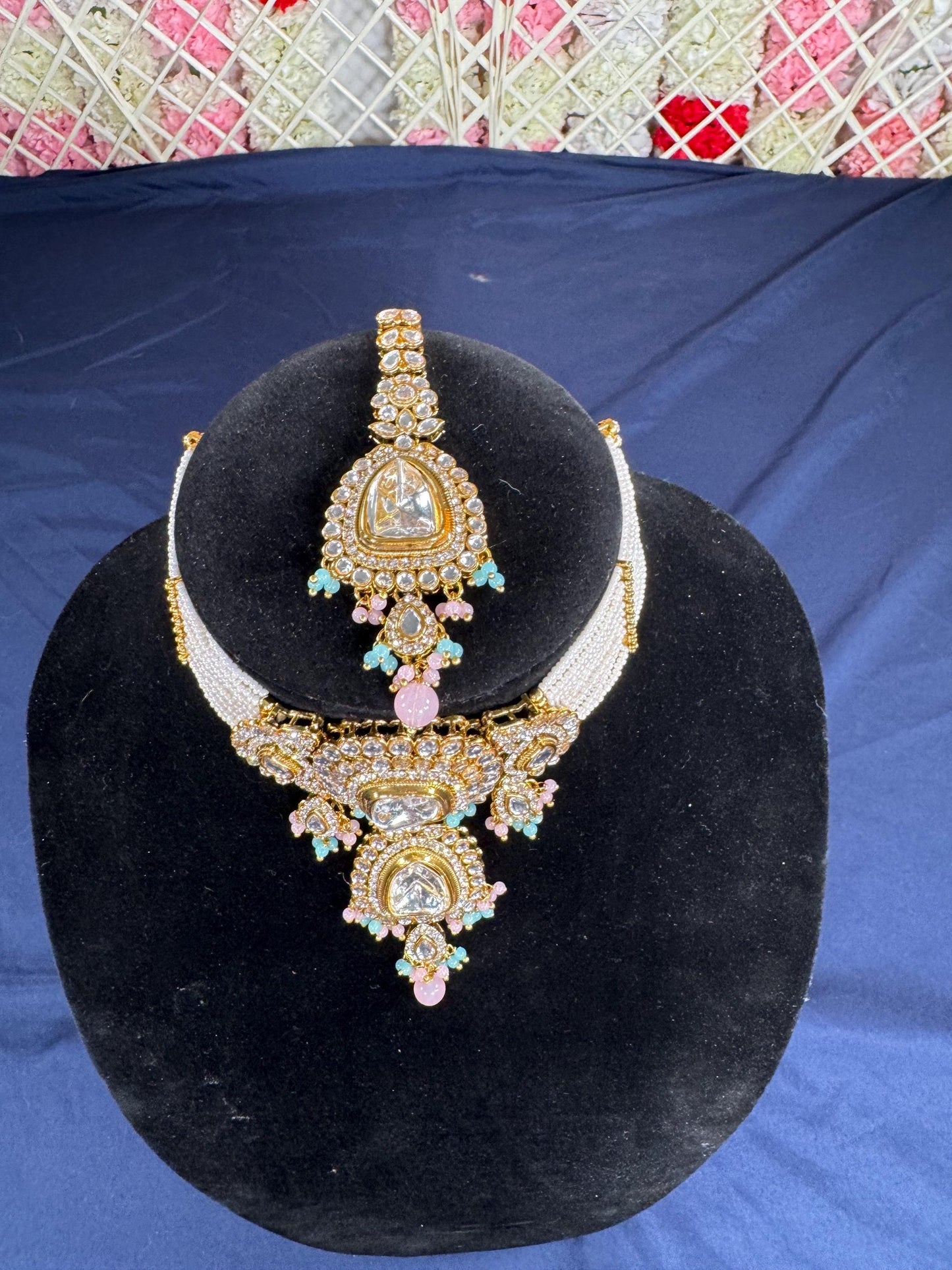 Indian jewlery set/Necklace Set/  Choker/ Bollywood Jewelry/ Indian jewelry/ Pakistani necklace/ punjabi necklace/bridal/