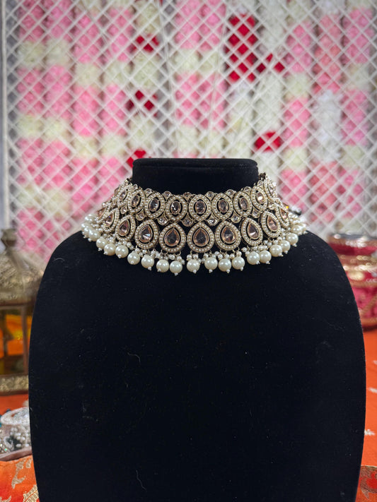 Indian jewlery set/Necklace Set/  Choker/ Bollywood Jewelry/ Indian jewelry/ Pakistani necklace/ punjabi necklace/bridal/
