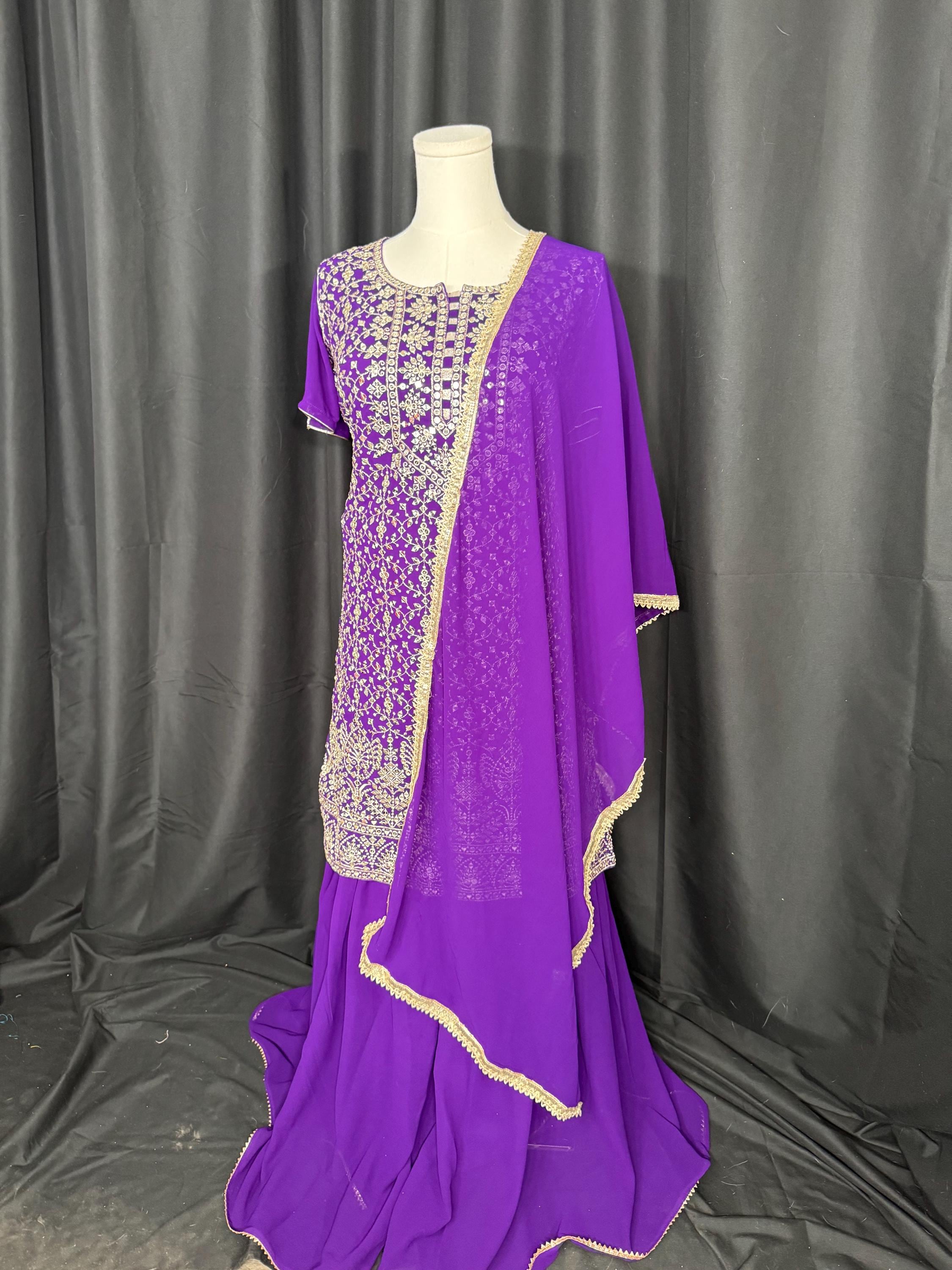 Punjabi Sharrara For Women Indian Designer Wedding Wear Party Wear function Wear Reception Wear Chaniya Choli bollywood Style Indian outfits