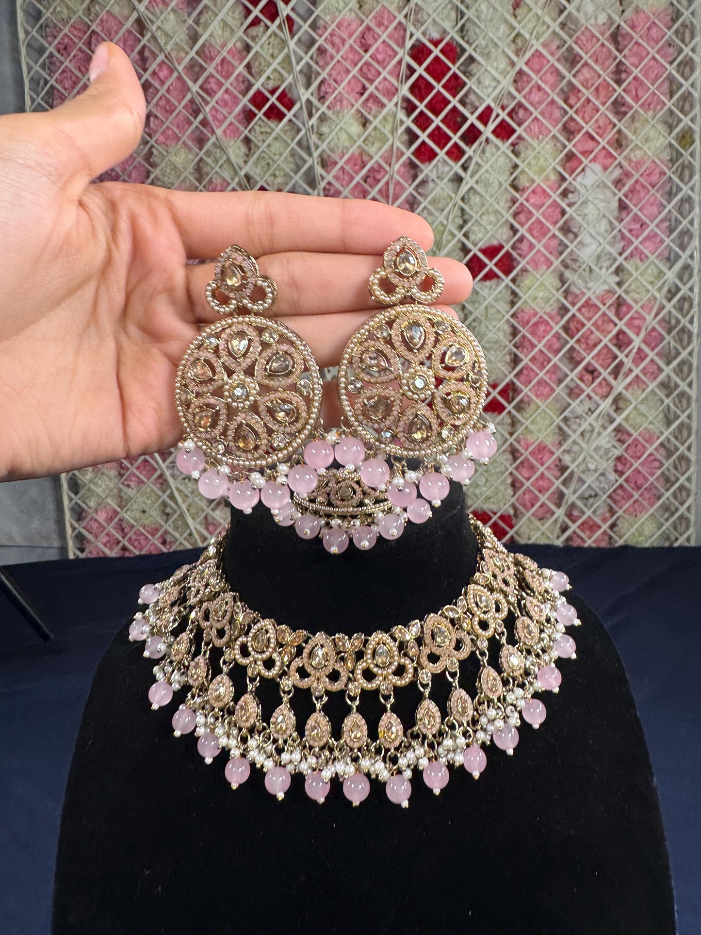 Indian jewlery set/Necklace Set/  Choker/ Bollywood Jewelry/ Indian jewelry/ Pakistani necklace/ punjabi necklace/bridal/