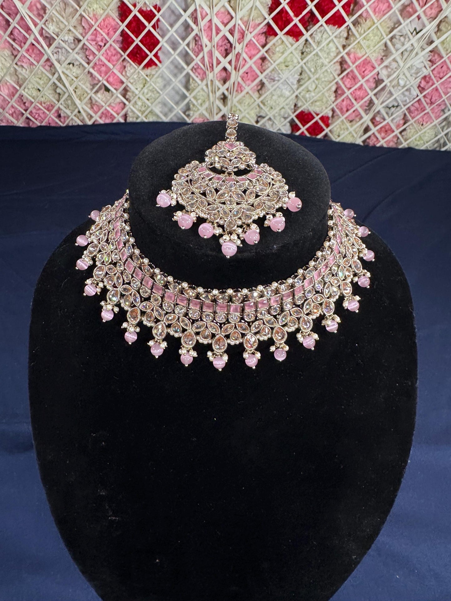 Indian jewlery set/Necklace Set/  Choker/ Bollywood Jewelry/ Indian jewelry/ Pakistani necklace/ punjabi necklace/bridal/
