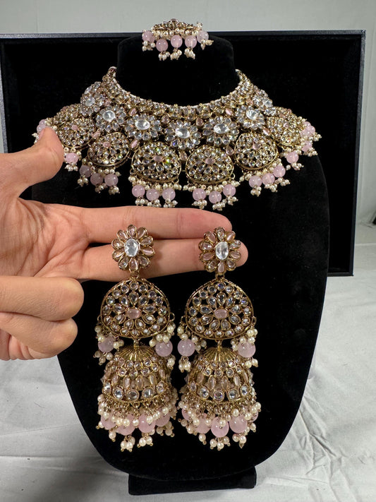 Indian jewlery set/Necklace Set/  Choker/ Bollywood Jewelry/ Indian jewelry/ Pakistani necklace/ punjabi necklace/bridal/