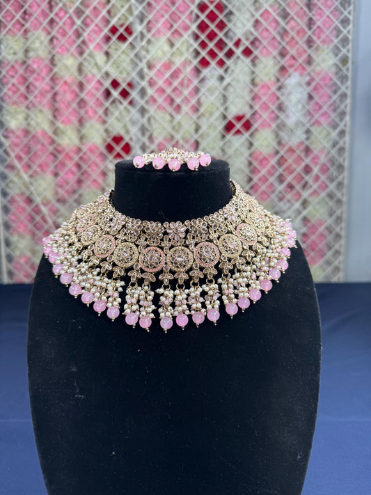 Indian jewlery set/Necklace Set/  Choker/ Bollywood Jewelry/ Indian jewelry/ Pakistani necklace/ punjabi necklace/bridal/