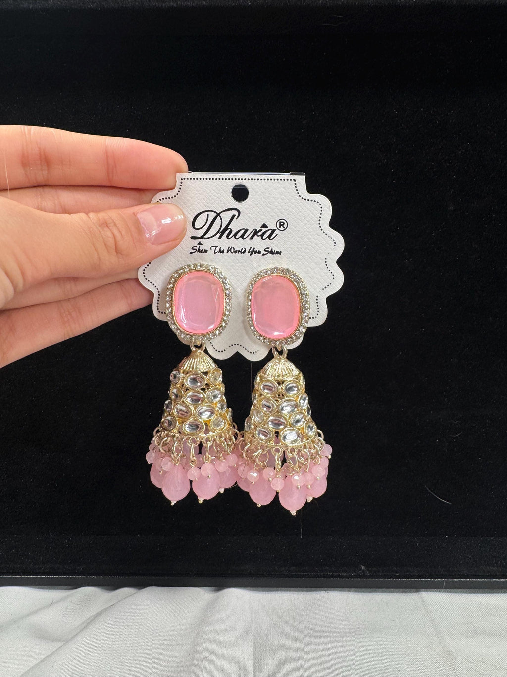 Bollywood Style Jhumka Earrings, Indian Gold Plated Hoop Earrings, Statement Ethnic Jewelry, Festive Earrings, Women's Accessories