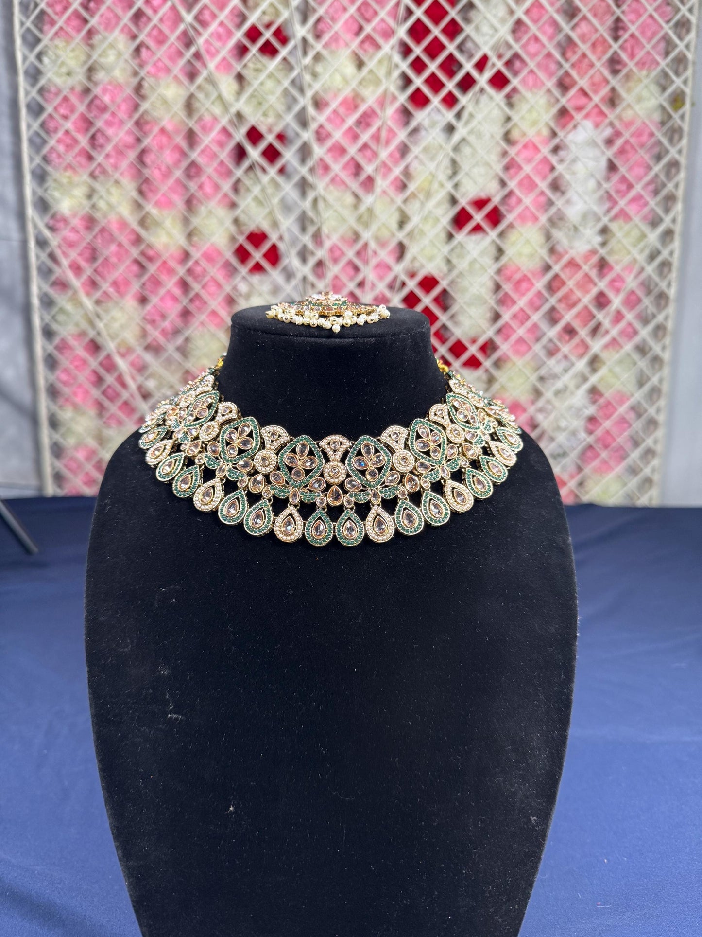 Indian jewlery set/Necklace Set/  Choker/ Bollywood Jewelry/ Indian jewelry/ Pakistani necklace/ punjabi necklace/bridal/