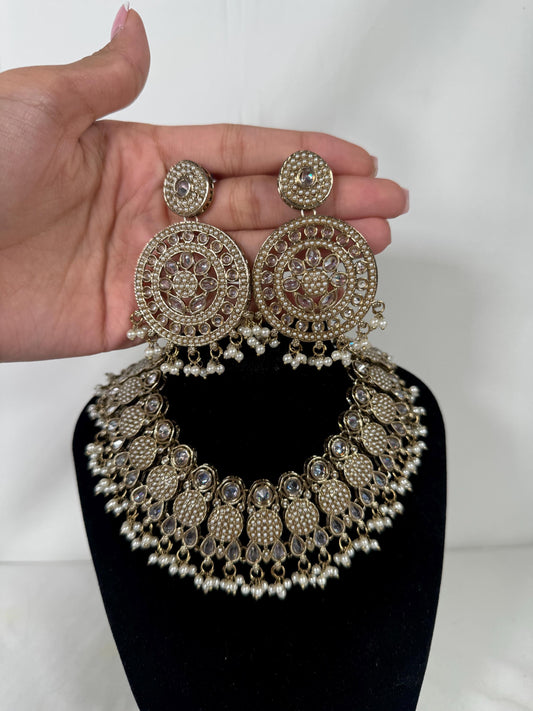 Indian jewlery set/Necklace Set/  Choker/ Bollywood Jewelry/ Indian jewelry/ Pakistani necklace/ punjabi necklace/bridal/