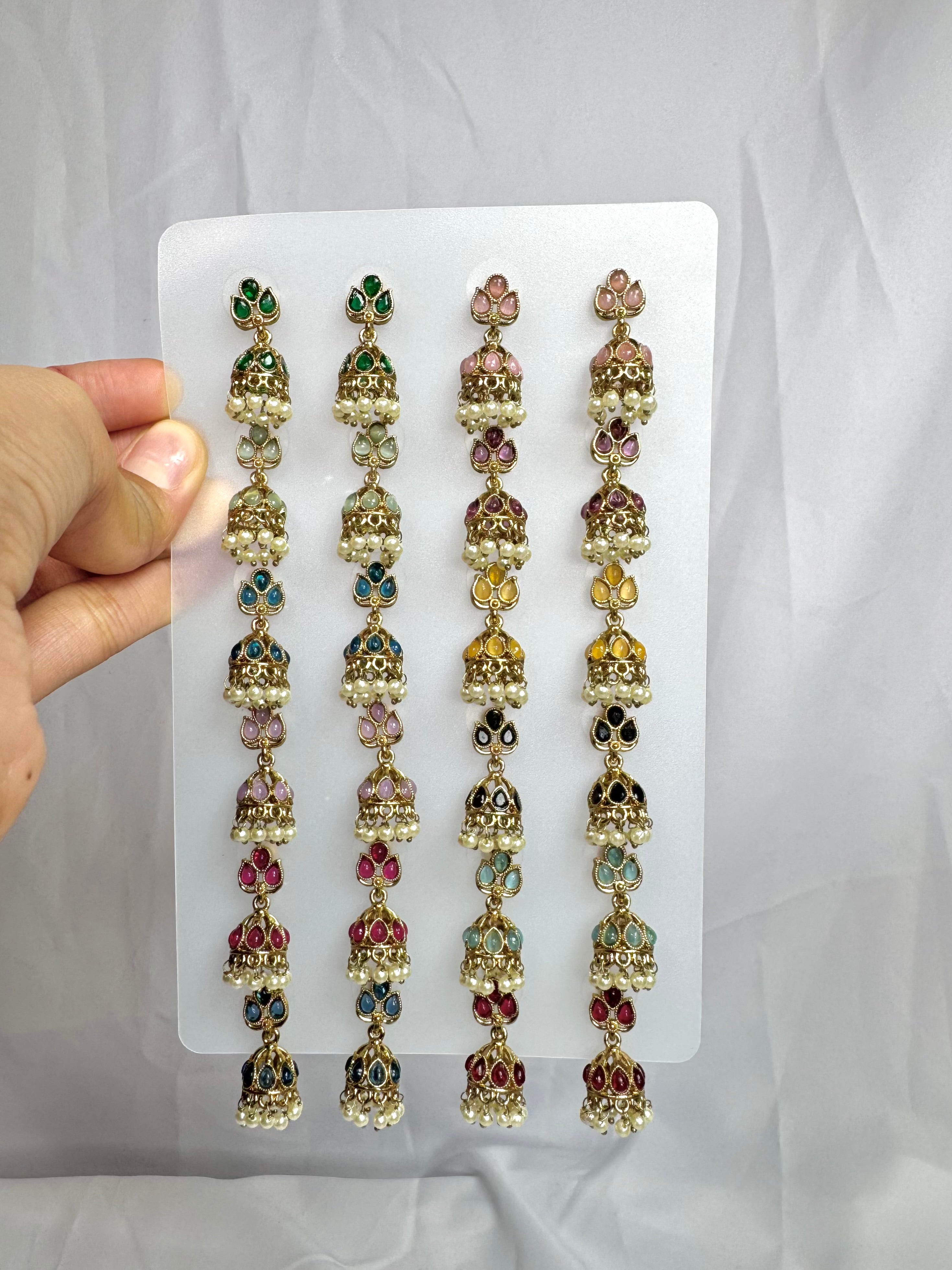 Gold micro Jhumka pack