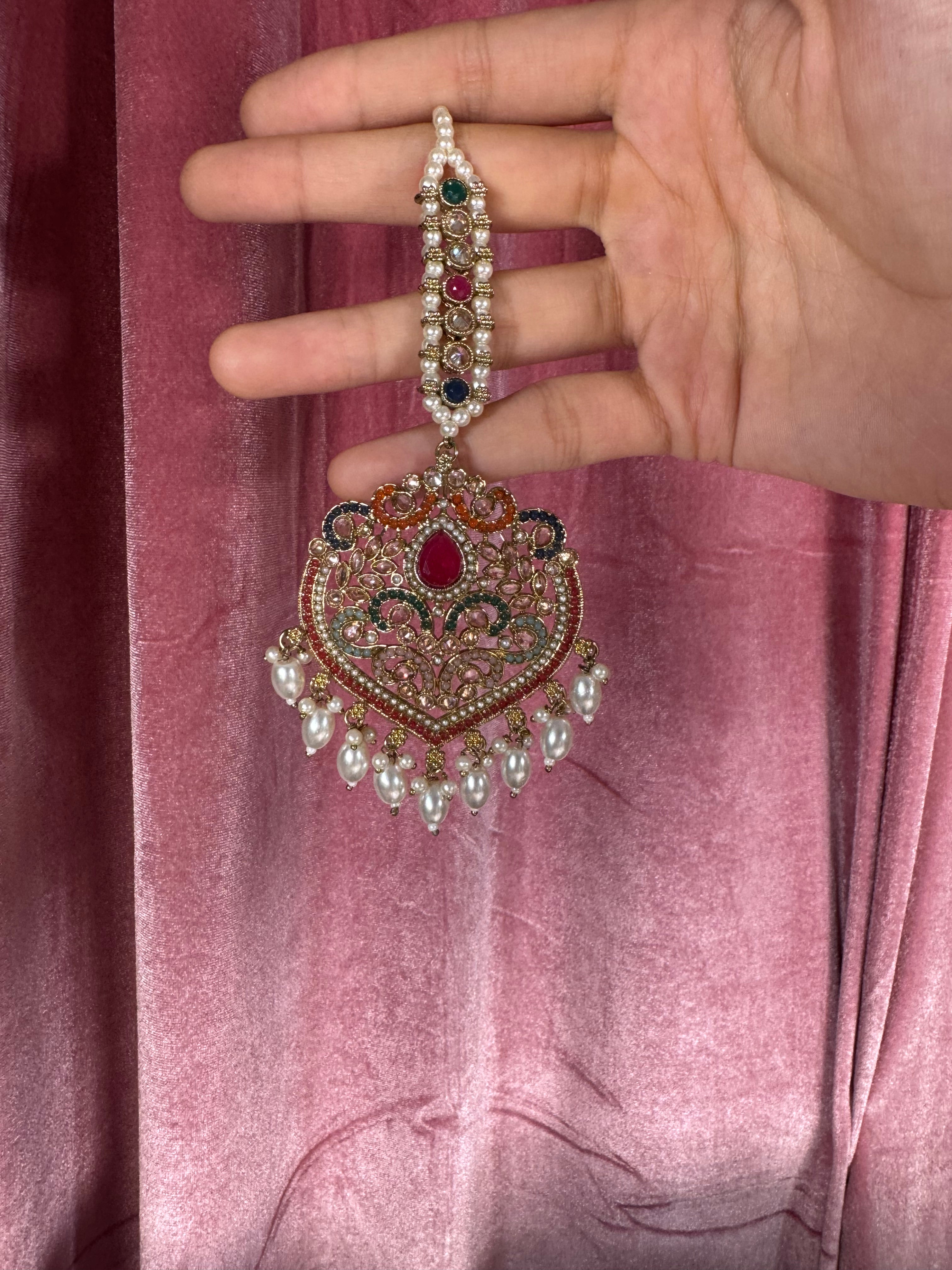 Pakistani Bahubali earring set