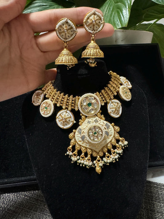 Indian jewlery set/Necklace Set/  Choker/ Bollywood Jewelry/ Indian jewelry/ Pakistani necklace/ punjabi necklace/bridal/