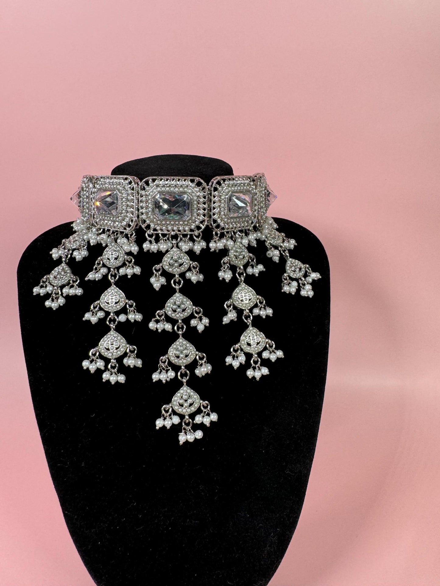 Indian jewlery set/Necklace Set/  Choker/ Bollywood Jewelry/ Indian jewelry/ Pakistani necklace/ punjabi necklace/bridal/