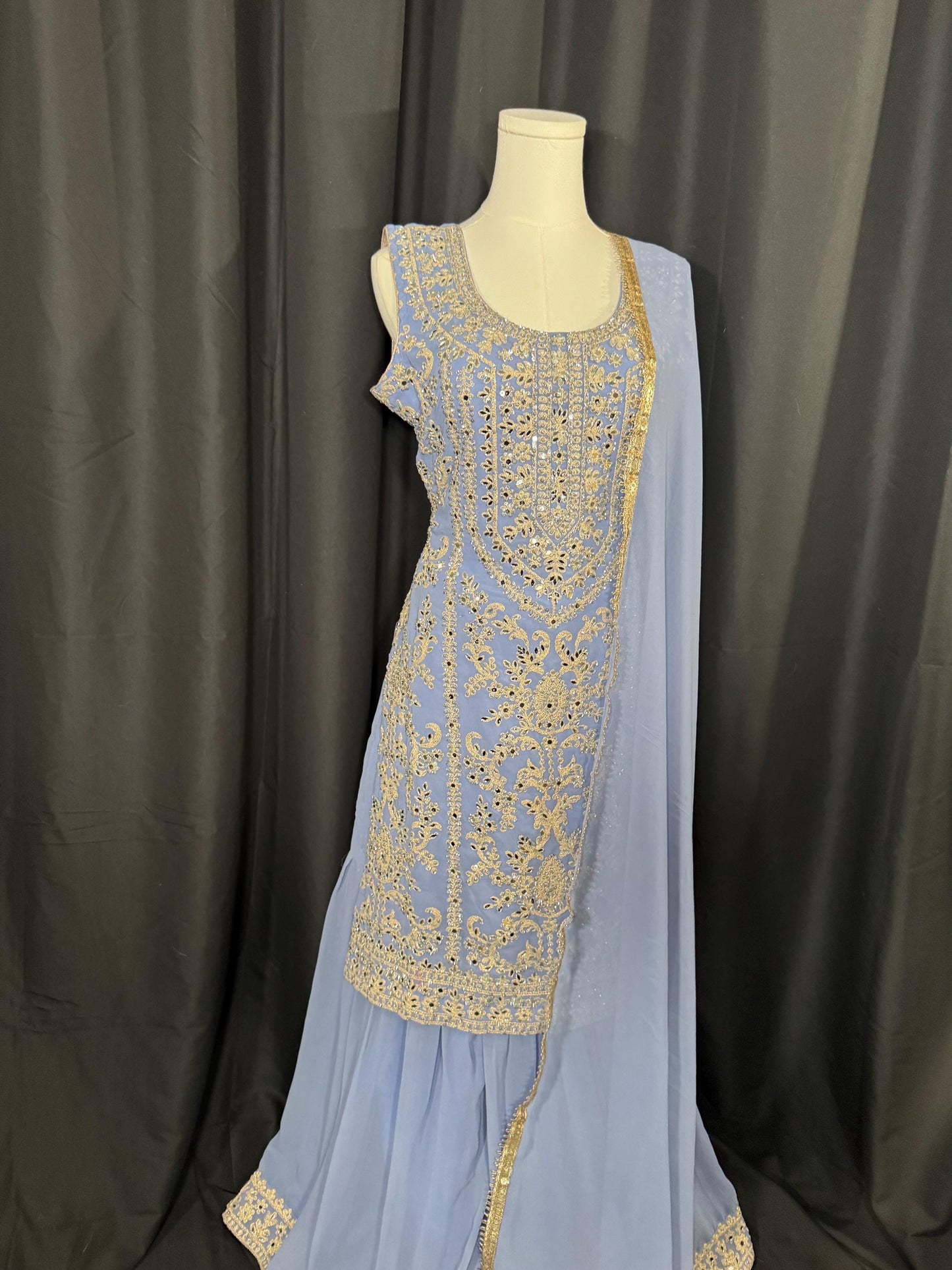 Punjabi Sharrara For Women Indian Designer Wedding Wear Party Wear function Wear Reception Wear Chaniya Choli bollywood Style Indian outfits