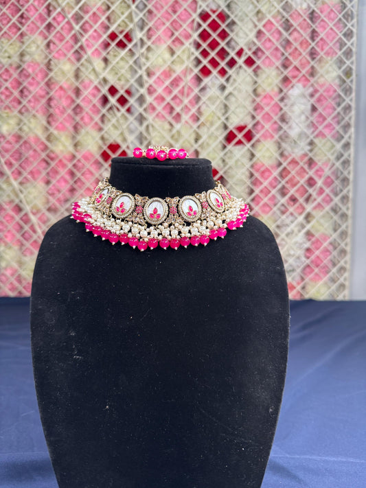 Indian jewlery set/Necklace Set/  Choker/ Bollywood Jewelry/ Indian jewelry/ Pakistani necklace/ punjabi necklace/bridal/