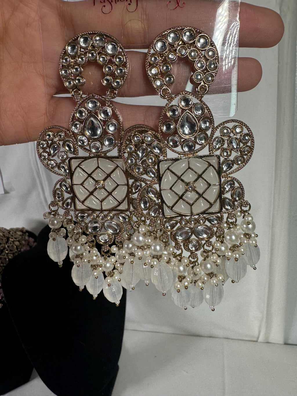 Bollywood Style Jhumka Earrings, Indian Gold Plated Hoop Earrings, Statement Ethnic Jewelry, Festive Earrings, Women's Accessories