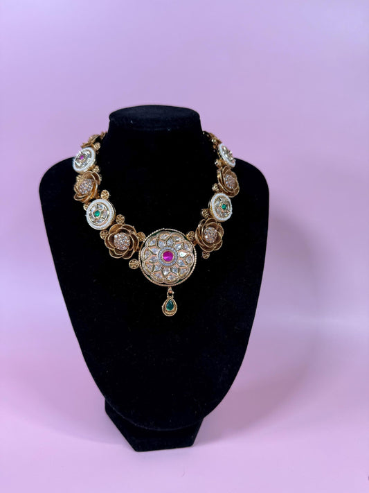Indian jewlery set/Necklace Set/  Choker/ Bollywood Jewelry/ Indian jewelry/ Pakistani necklace/ punjabi necklace/bridal/