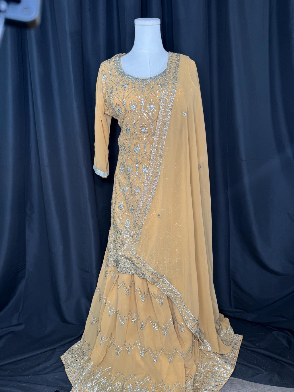 Punjabi Sharrara For Women Indian Designer Wedding Wear Party Wear function Wear Reception Wear Chaniya Choli bollywood Style Indian outfits