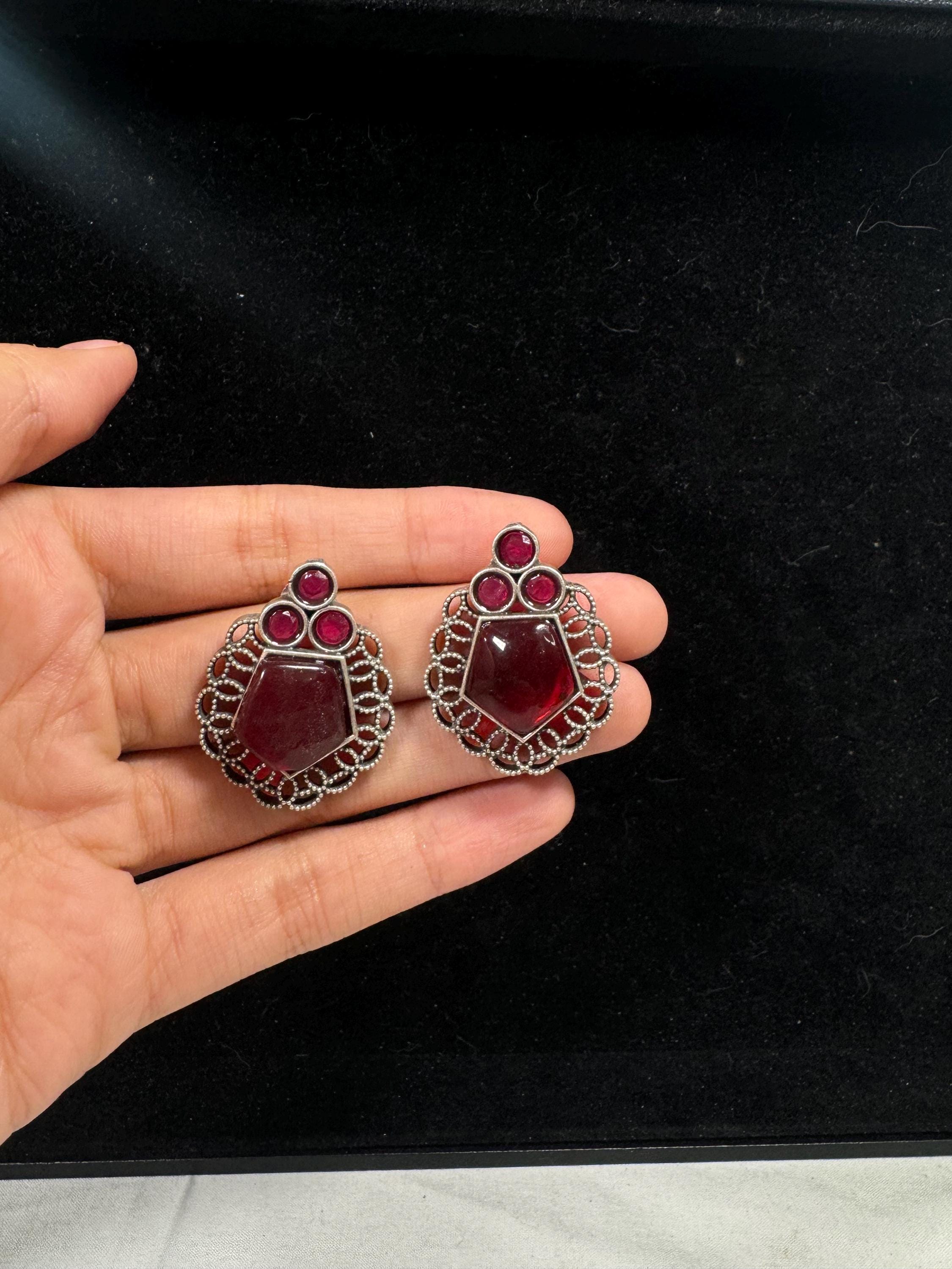 Bollywood Style Jhumka Earrings, Indian Gold Plated Hoop Earrings, Statement Ethnic Jewelry, Festive Earrings, Women's Accessories