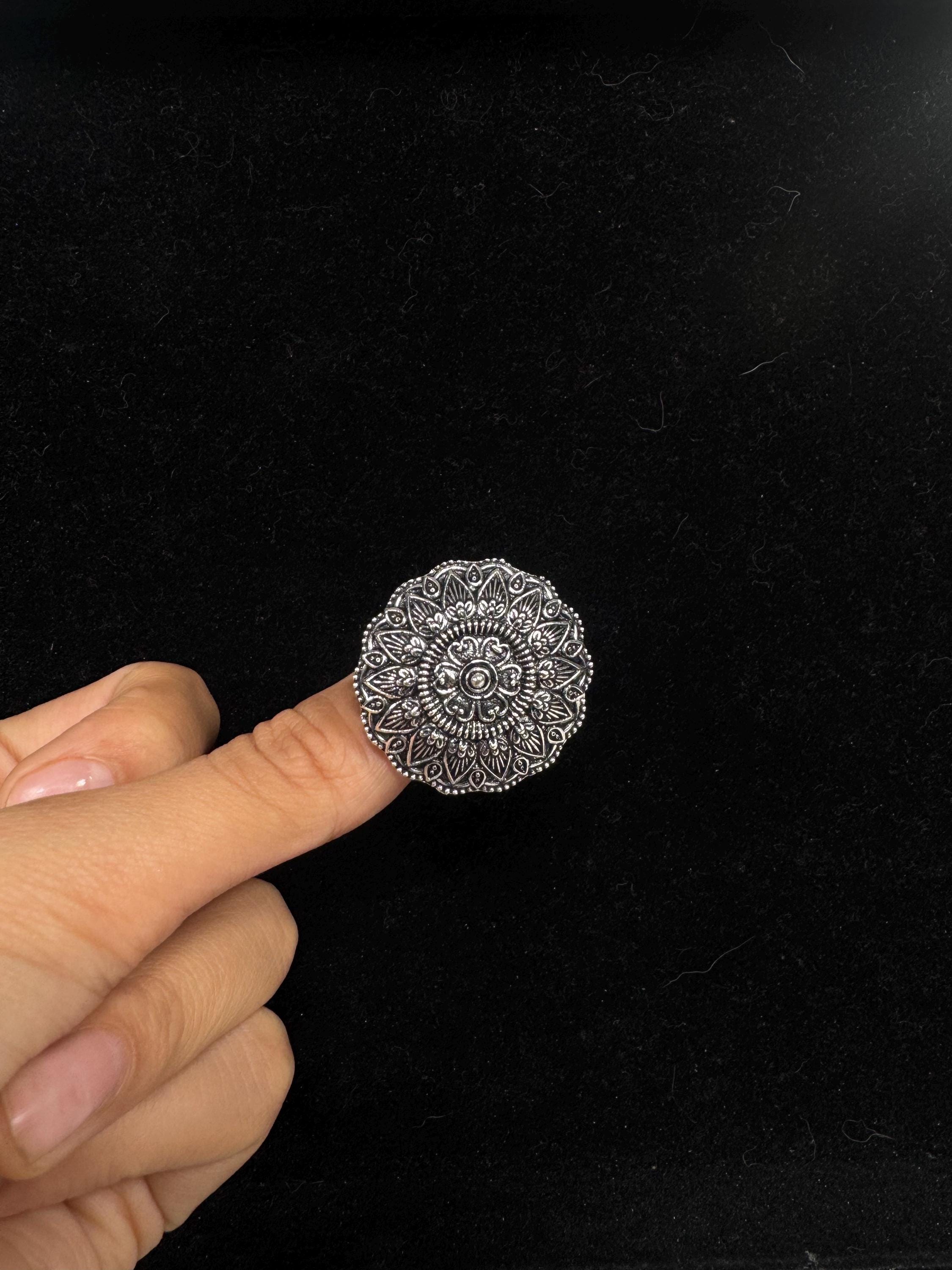 Bollywood Style Ring , Indian Gold Plated ring, Statement Ethnic Jewelry, Festive rings , Women's Accessories, Adjustable Ring, desi ring,