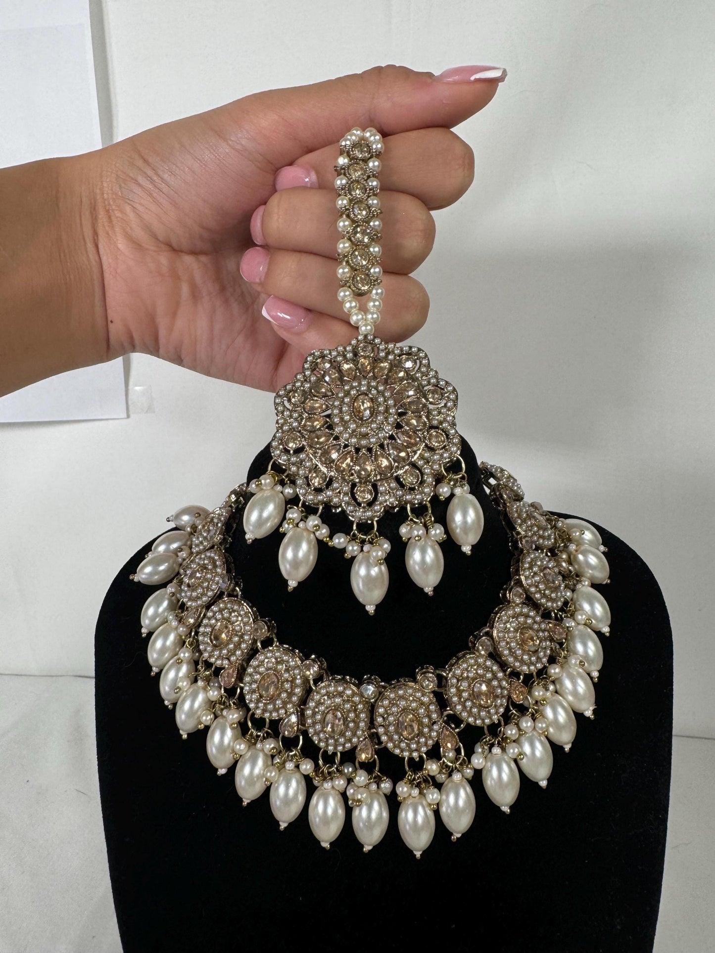 Indian jewlery set/Necklace Set/  Choker/ Bollywood Jewelry/ Indian jewelry/ Pakistani necklace/ punjabi necklace/bridal/