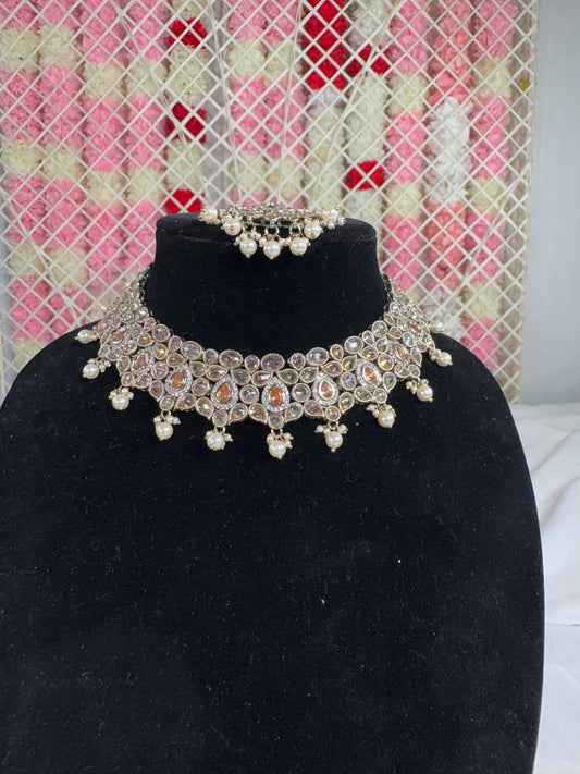 Indian jewlery set/Necklace Set/  Choker/ Bollywood Jewelry/ Indian jewelry/ Pakistani necklace/ punjabi necklace/bridal/