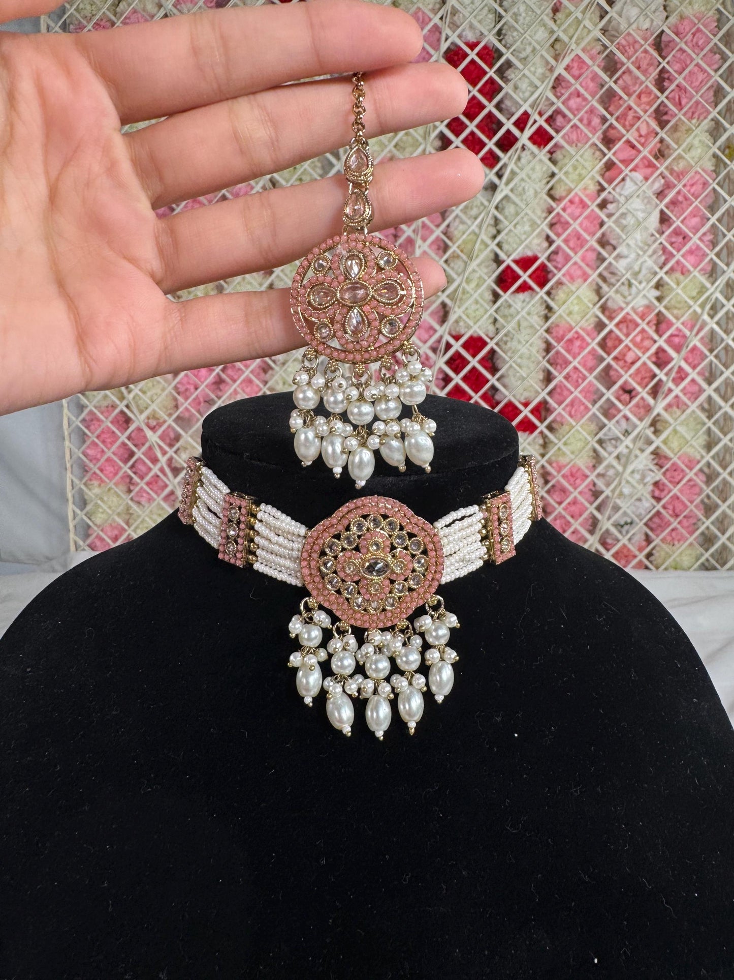 Indian jewlery set/Necklace Set/  Choker/ Bollywood Jewelry/ Indian jewelry/ Pakistani necklace/ punjabi necklace/bridal/