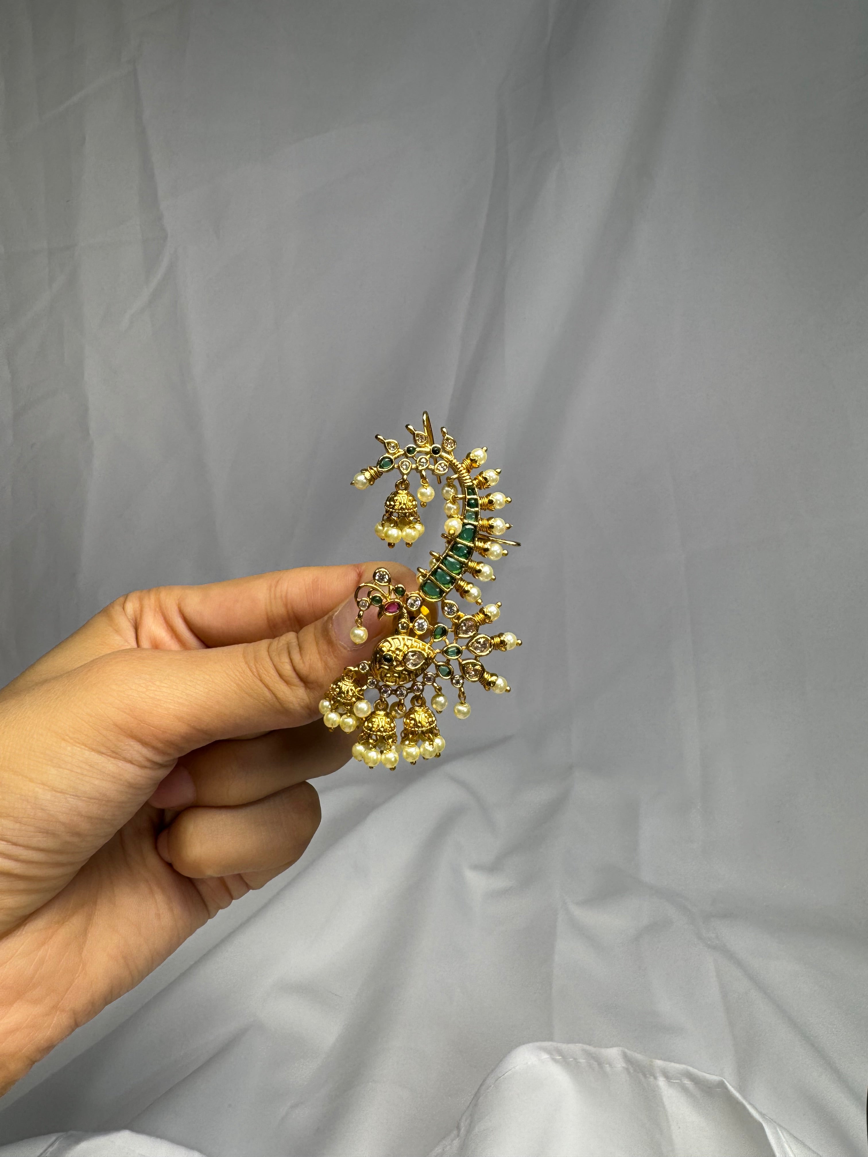 Peacock Ear cuff