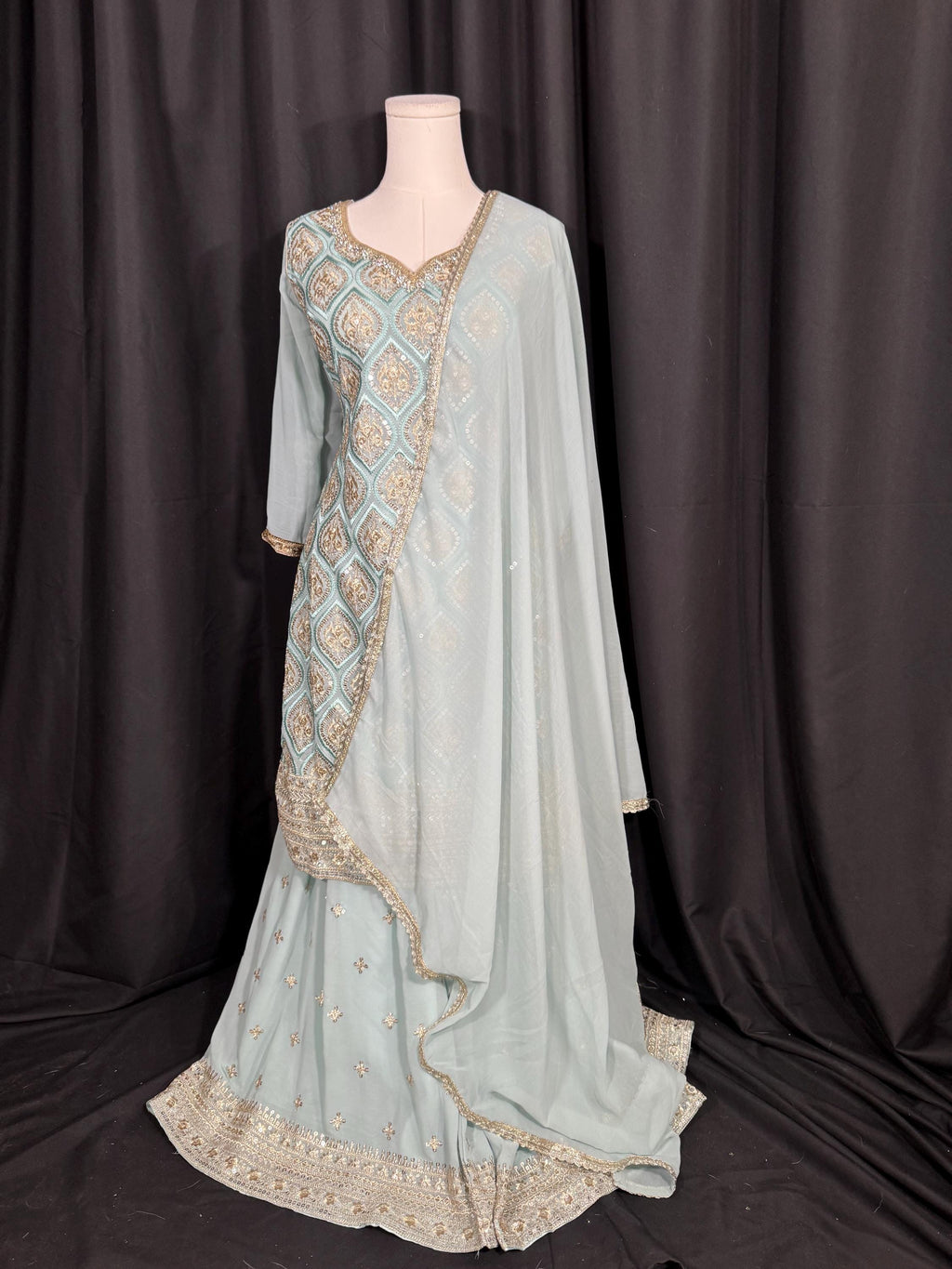 Punjabi Sharrara For Women Indian Designer Wedding Wear Party Wear function Wear Reception Wear Chaniya Choli bollywood Style Indian outfits