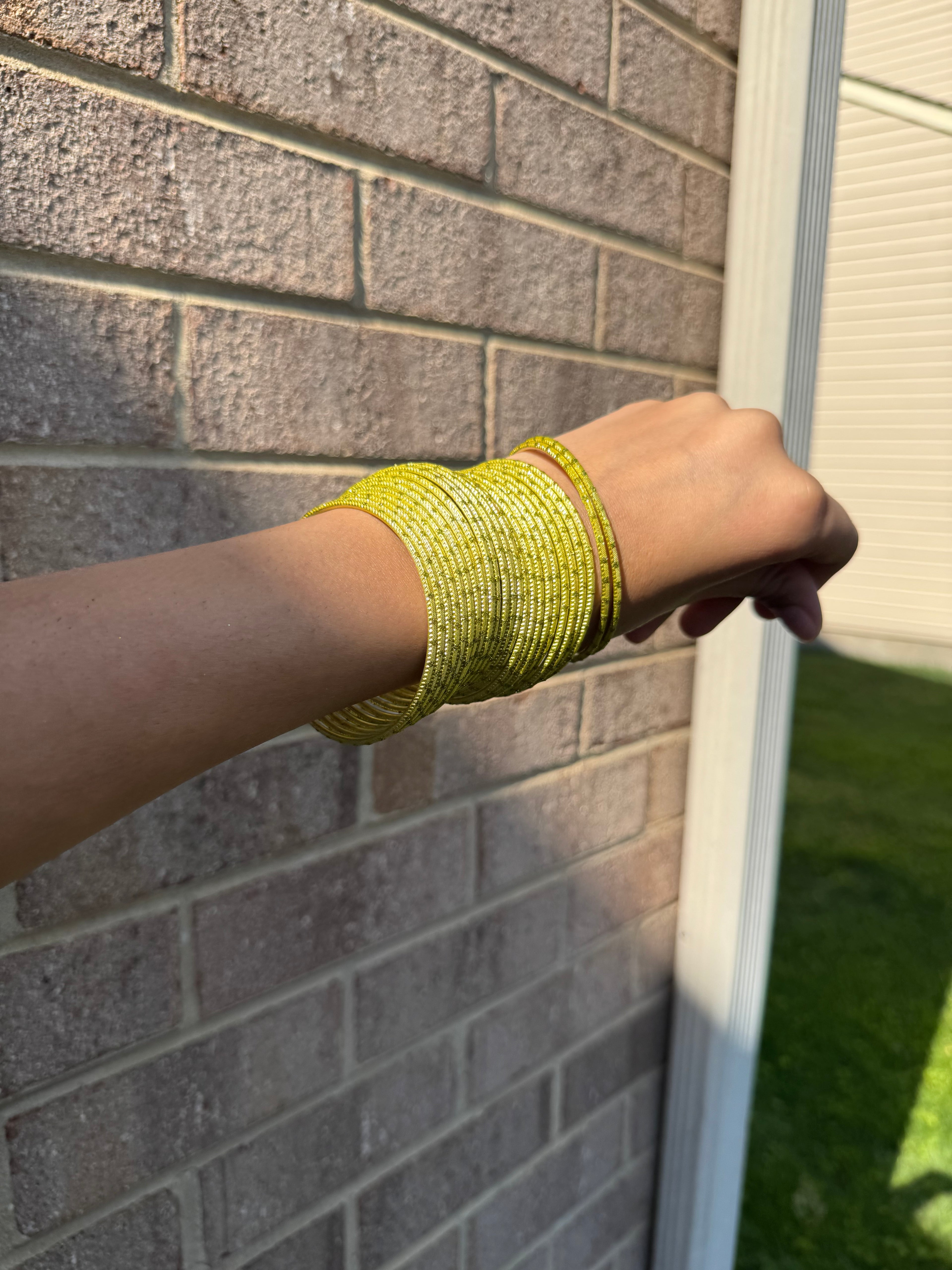 Sunshine yellow bangles