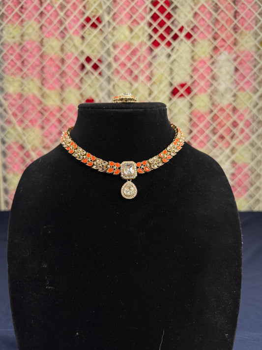 Indian jewlery set/Necklace Set/  Choker/ Bollywood Jewelry/ Indian jewelry/ Pakistani necklace/ punjabi necklace/bridal/