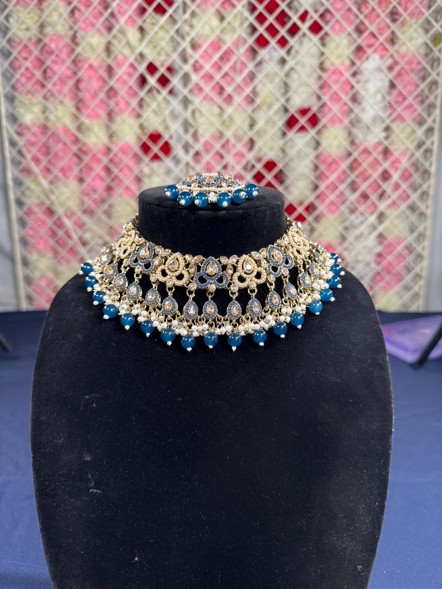 Indian jewlery set/Necklace Set/  Choker/ Bollywood Jewelry/ Indian jewelry/ Pakistani necklace/ punjabi necklace/bridal/