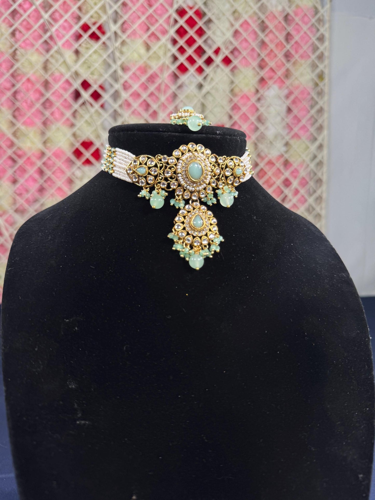 Indian jewlery set/Necklace Set/  Choker/ Bollywood Jewelry/ Indian jewelry/ Pakistani necklace/ punjabi necklace/bridal/