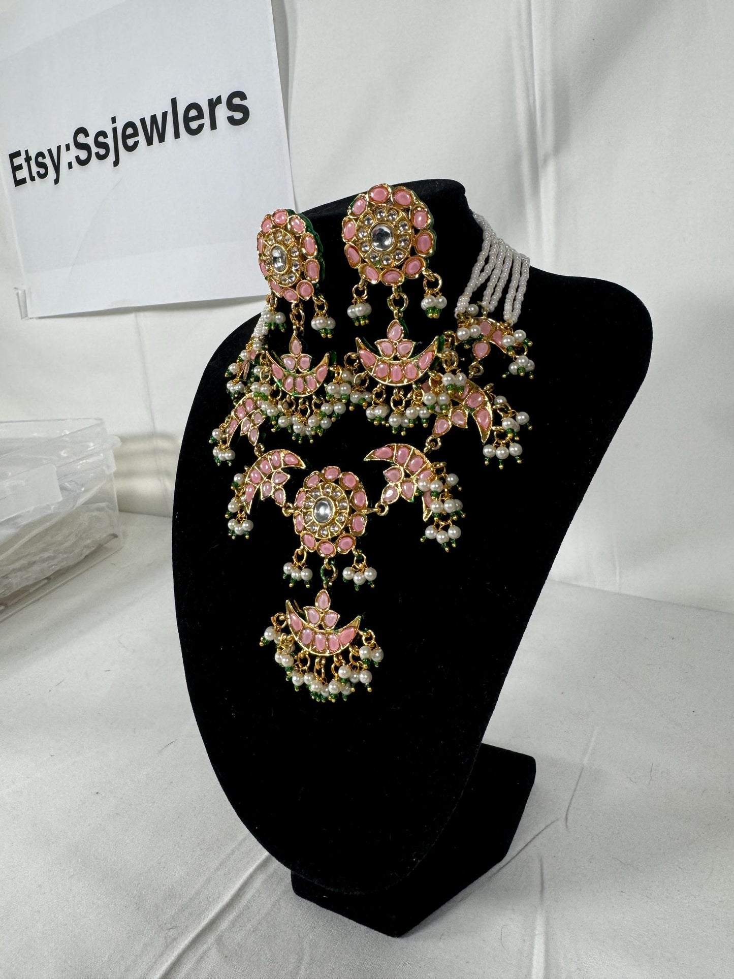 Indian jewlery set/Necklace Set/  Choker/ Bollywood Jewelry/ Indian jewelry/ Pakistani necklace/ punjabi necklace/bridal/