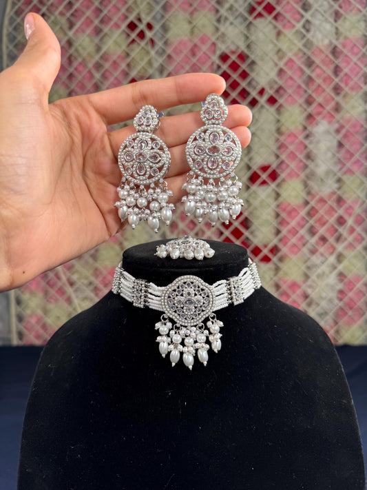 Indian jewlery set/Necklace Set/  Choker/ Bollywood Jewelry/ Indian jewelry/ Pakistani necklace/ punjabi necklace/bridal/