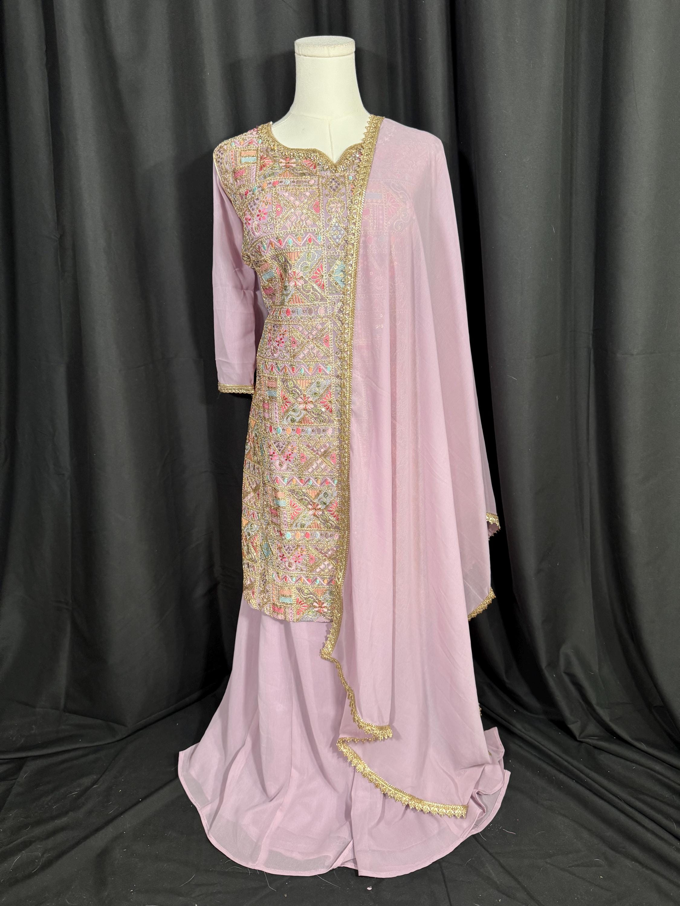 Punjabi Sharrara For Women Indian Designer Wedding Wear Party Wear function Wear Reception Wear Chaniya Choli bollywood Style Indian outfits