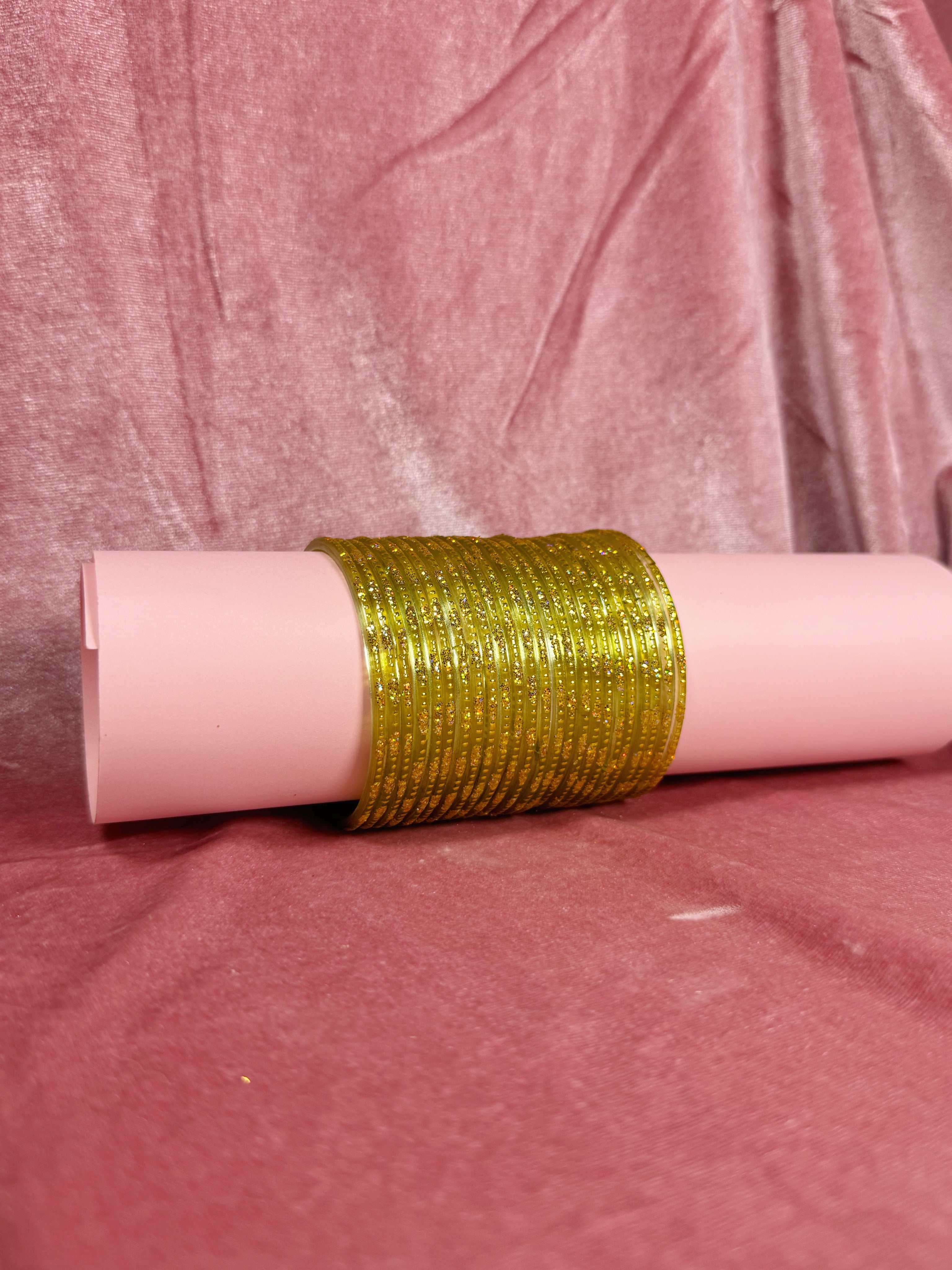 Rang-e-Basant Bangles (Olive)