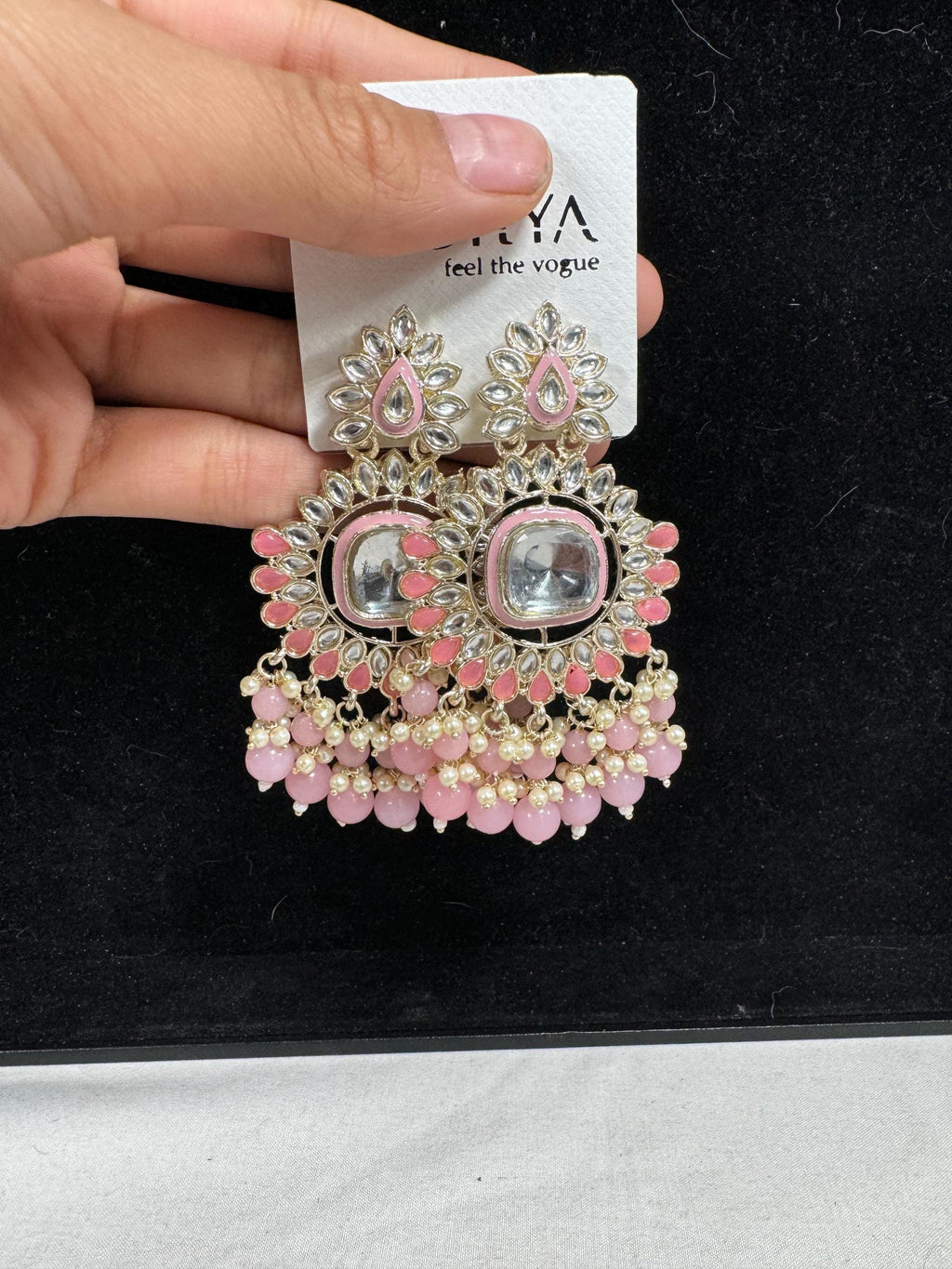 Bollywood Style Jhumka Earrings, Indian Gold Plated Hoop Earrings, Statement Ethnic Jewelry, Festive Earrings, Women's Accessories